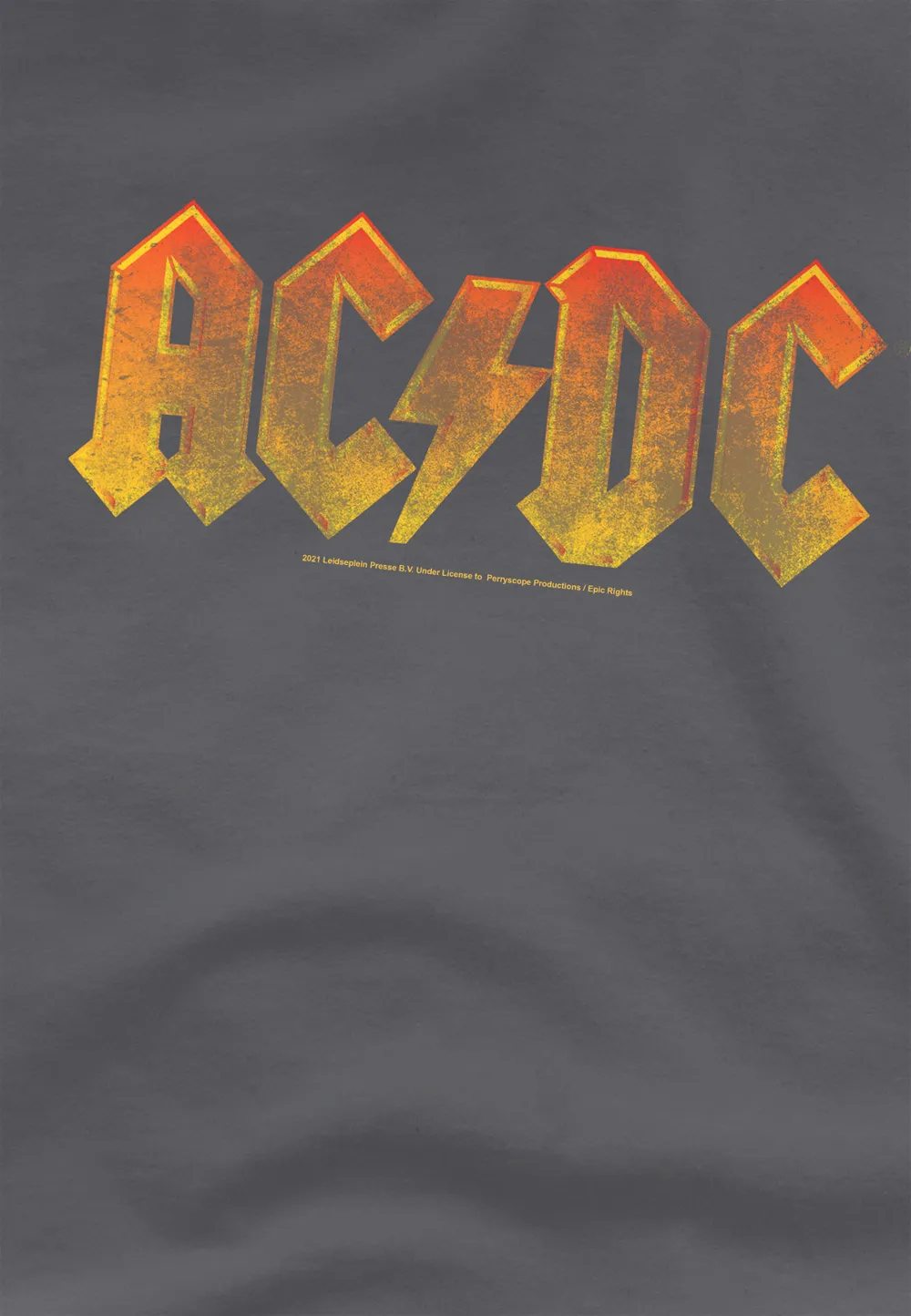 AC/DC Gradient Logo Unisex T Shirt, Charcoal 5 AC/DC Gradient Logo Unisex T Shirt, Charcoal