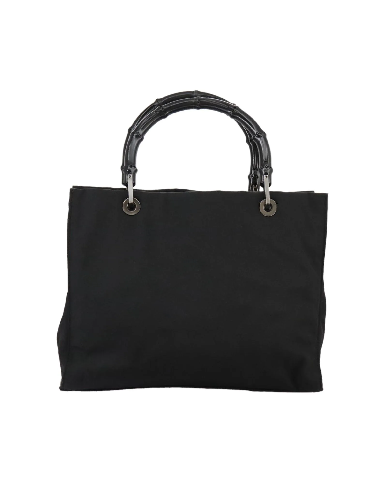 Preloved Bamboo Shopper Tote Medium- Black Handbags 2 Preloved Bamboo Shopper Tote Medium- Black Handbags