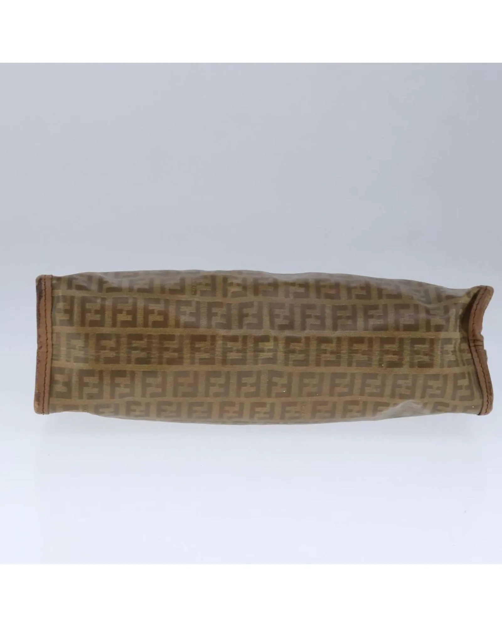 PrelovedFF Logo Cosmetic Travel Bag- Brown Clutches 7 PrelovedFF Logo Cosmetic Travel Bag- Brown Clutches