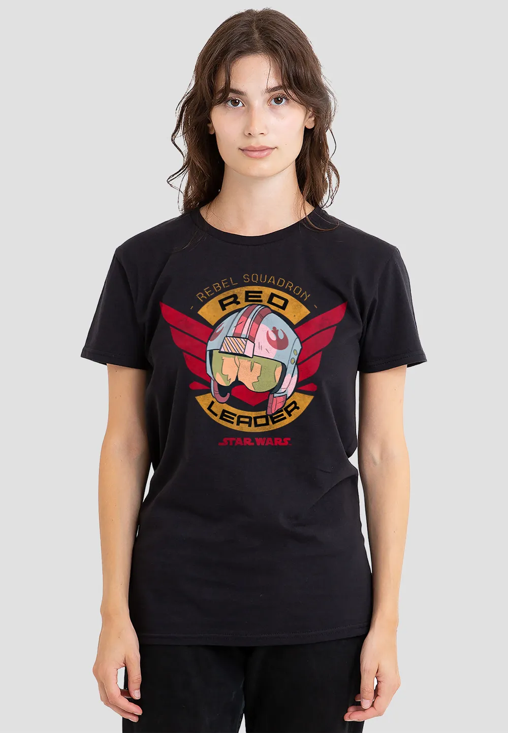 Star Wars Red Leader T-Shirt, Black 1 Star Wars Red Leader T-Shirt, Black