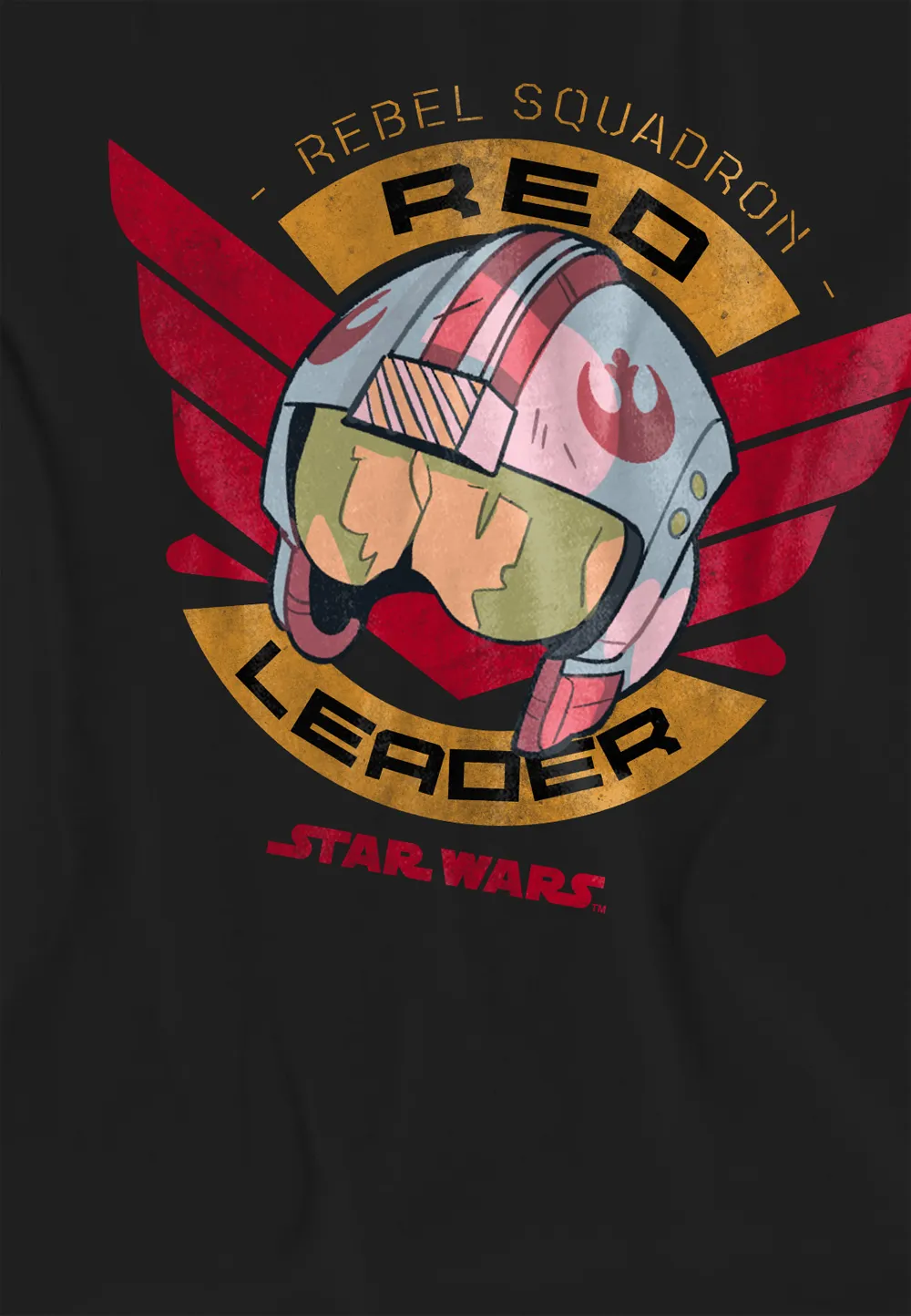 Star Wars Red Leader T-Shirt, Black 2 Star Wars Red Leader T-Shirt, Black