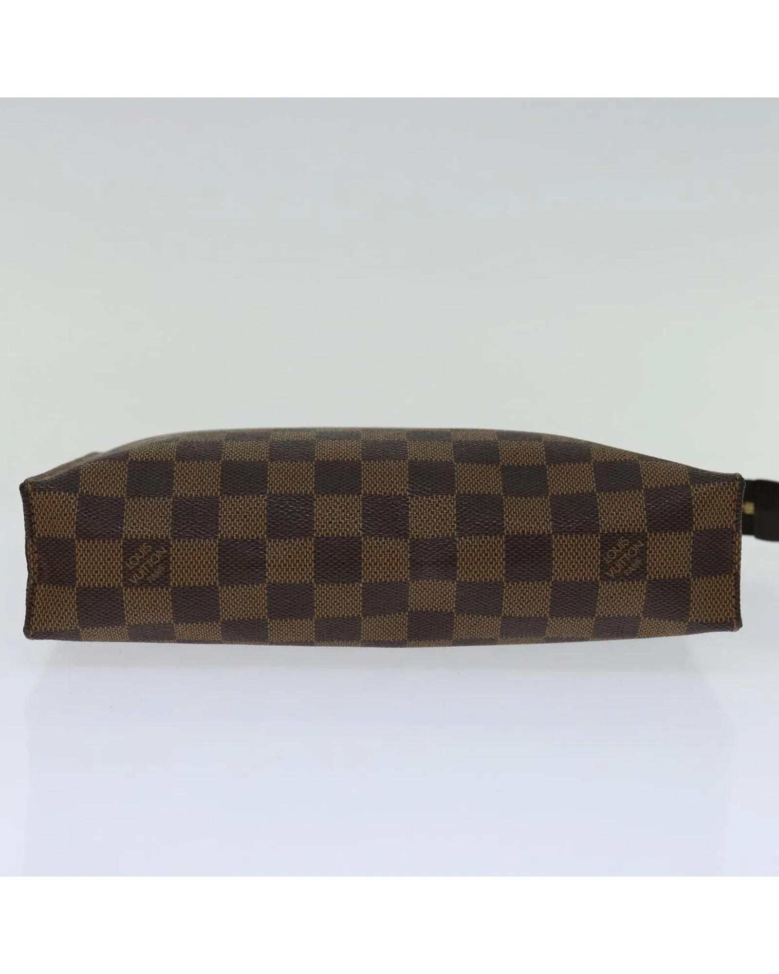 Preloved Damier Ebene Canvas Toiletry Pouch 26- Damie Ebene 6 Preloved Damier Ebene Canvas Toiletry Pouch 26- Damie Ebene