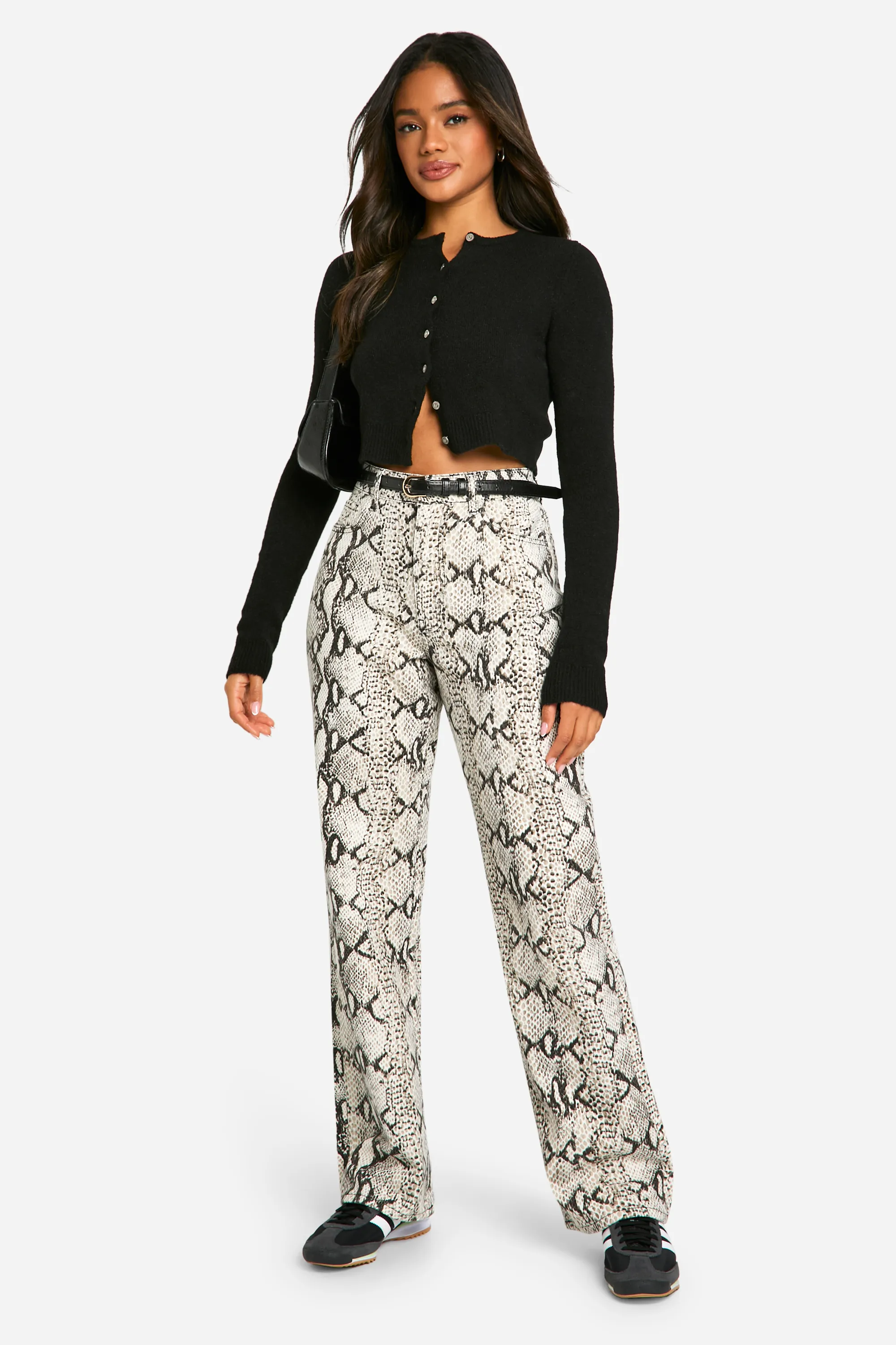 Snake Print Straight Leg Jean 1 Snake Print Straight Leg Jean