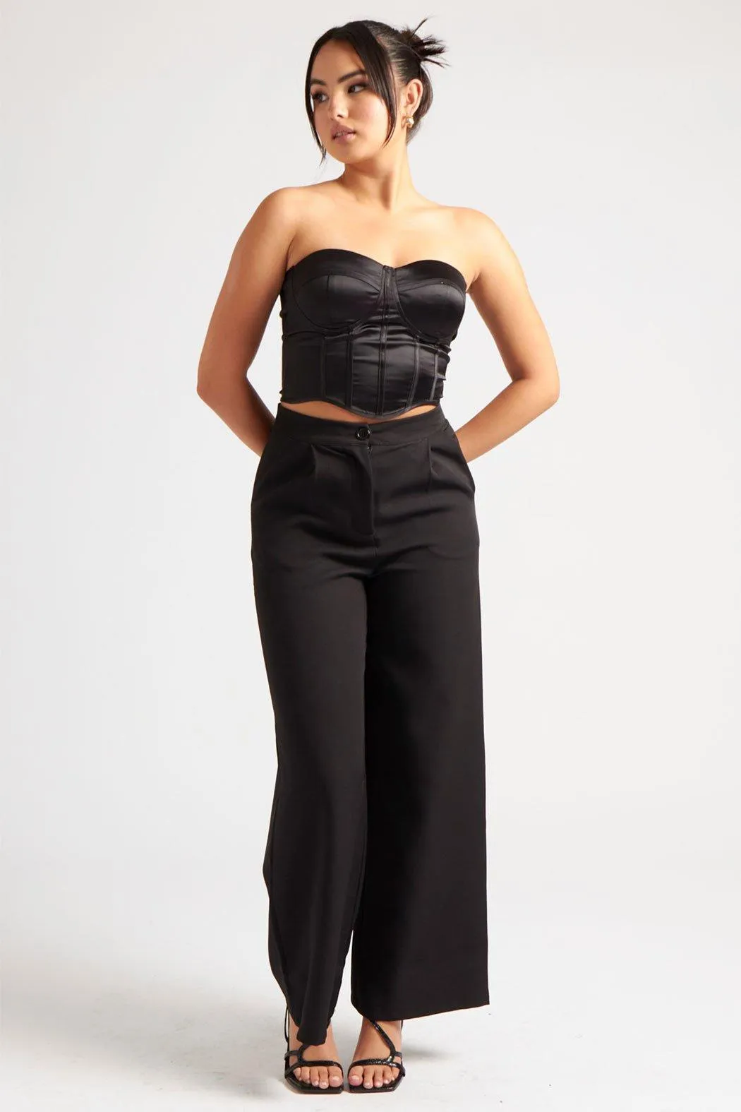 Satin Corset Bustier 3 Satin Corset Bustier