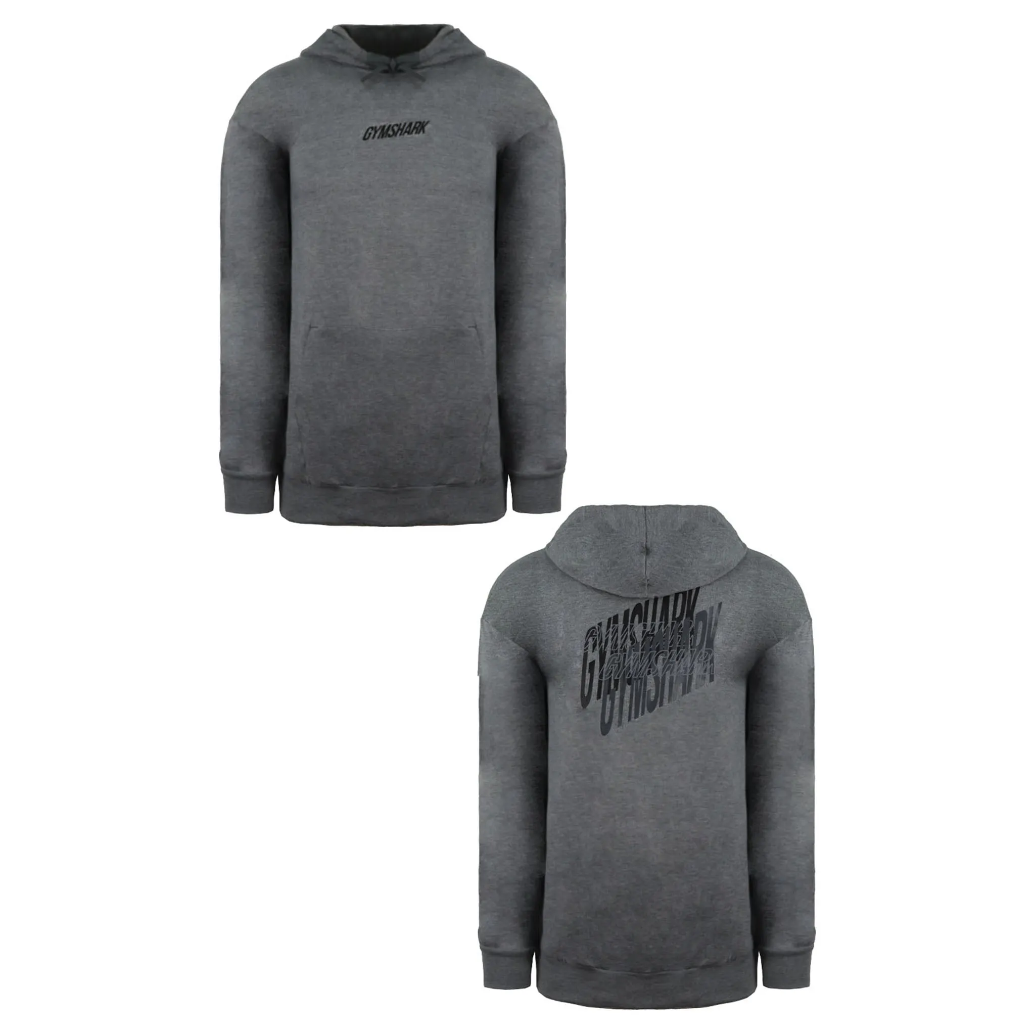 Italic Graphic Grey Hoodie 3 Italic Graphic Grey Hoodie