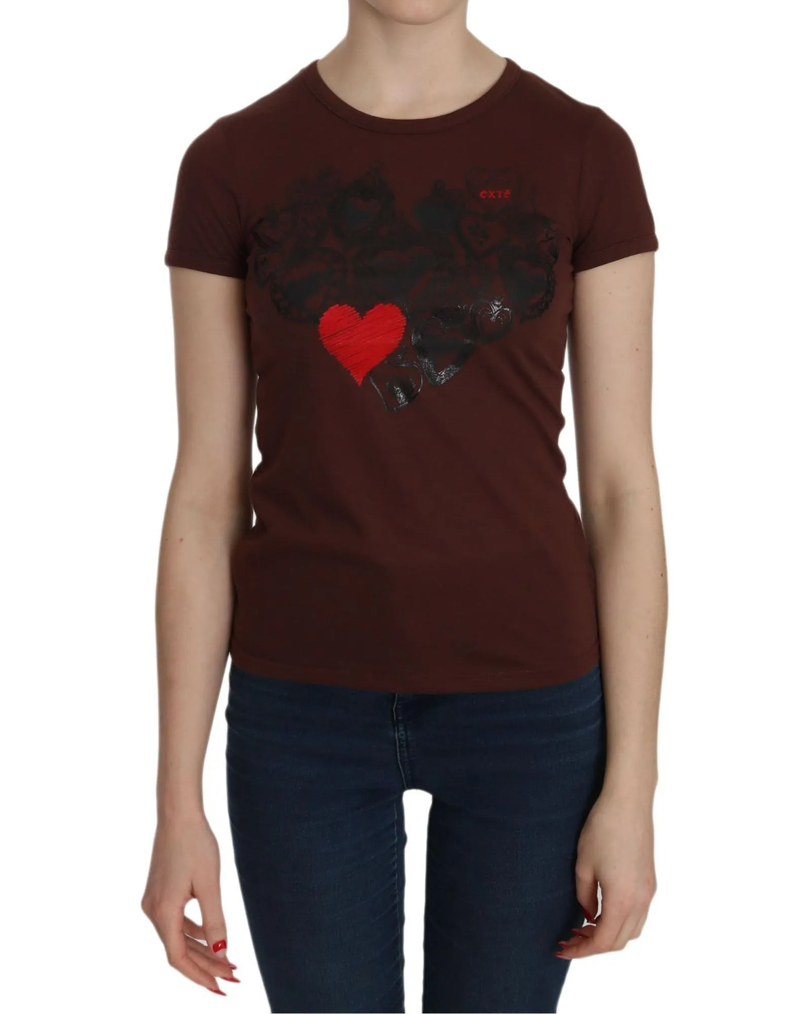 TSH3716 Brown Short Sleeve TShirtT-Shirts 1 TSH3716 Brown Short Sleeve TShirtT-Shirts