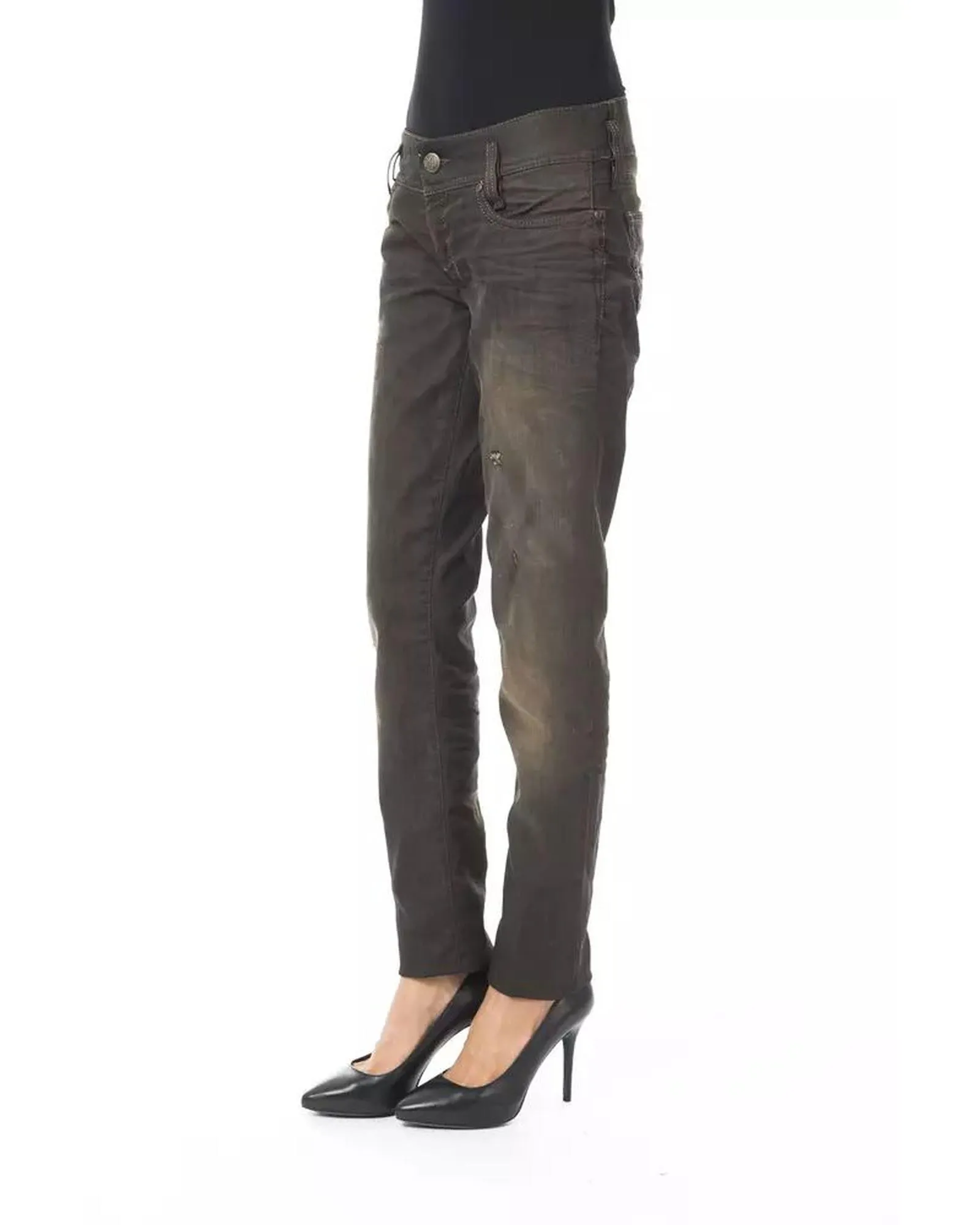 Slim Fit Distressed Jeans- Black Jeans 2 Slim Fit Distressed Jeans- Black Jeans