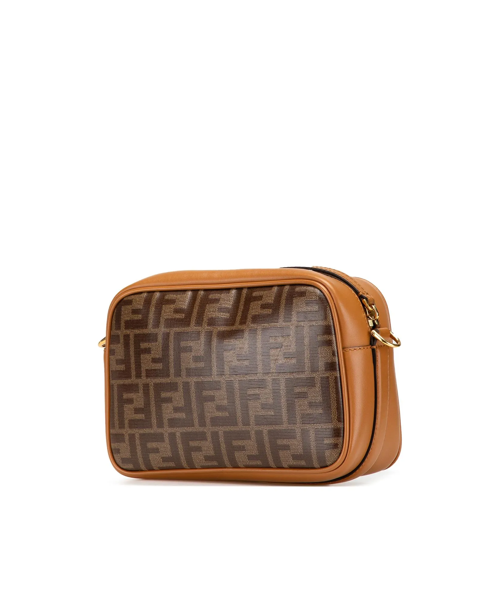 Preloved FF Monogram Crossbody Bag- Brown 2 Preloved FF Monogram Crossbody Bag- Brown