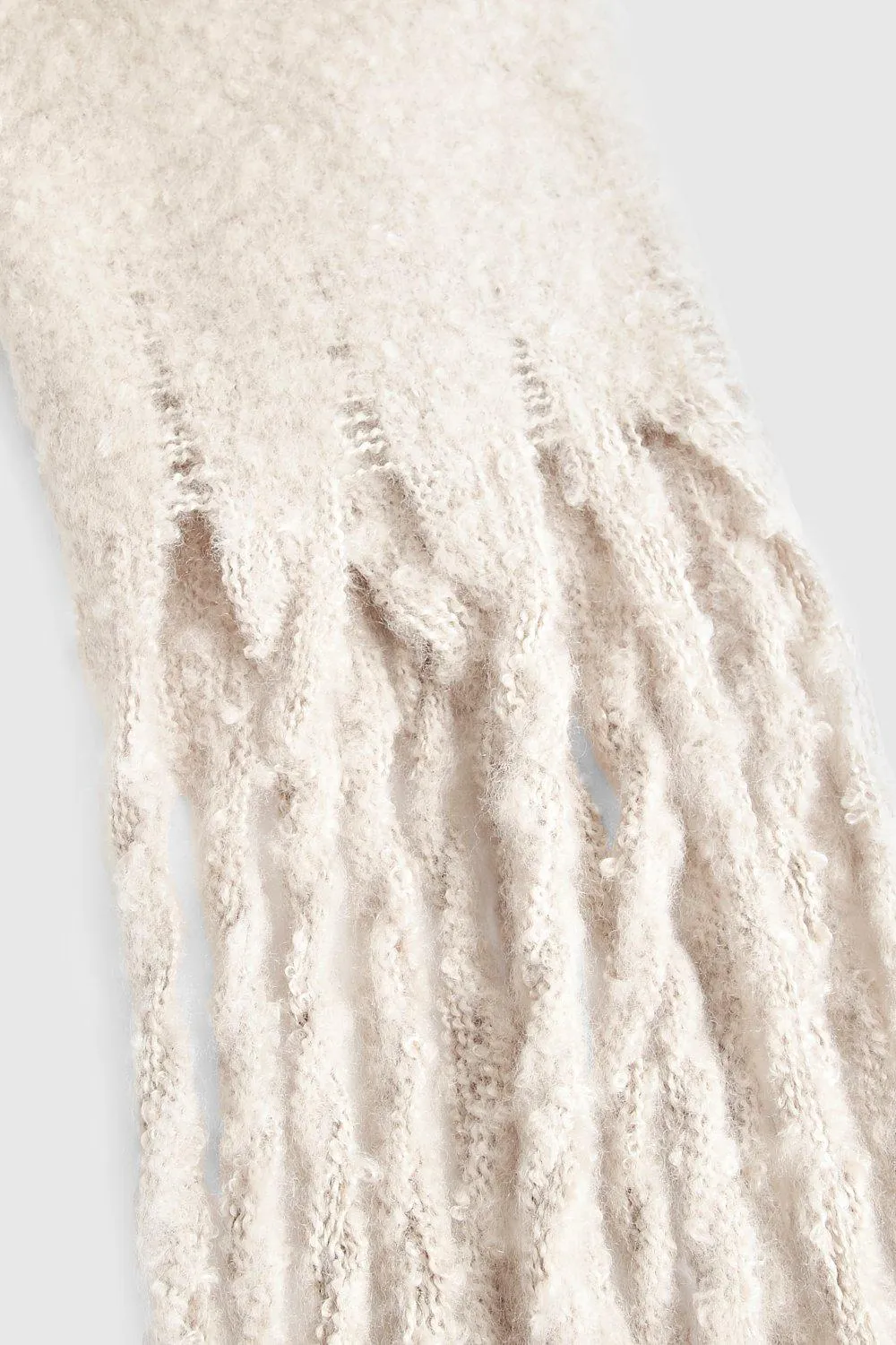 Chunky Soft Brush Fringe Scarf 4 Chunky Soft Brush Fringe Scarf