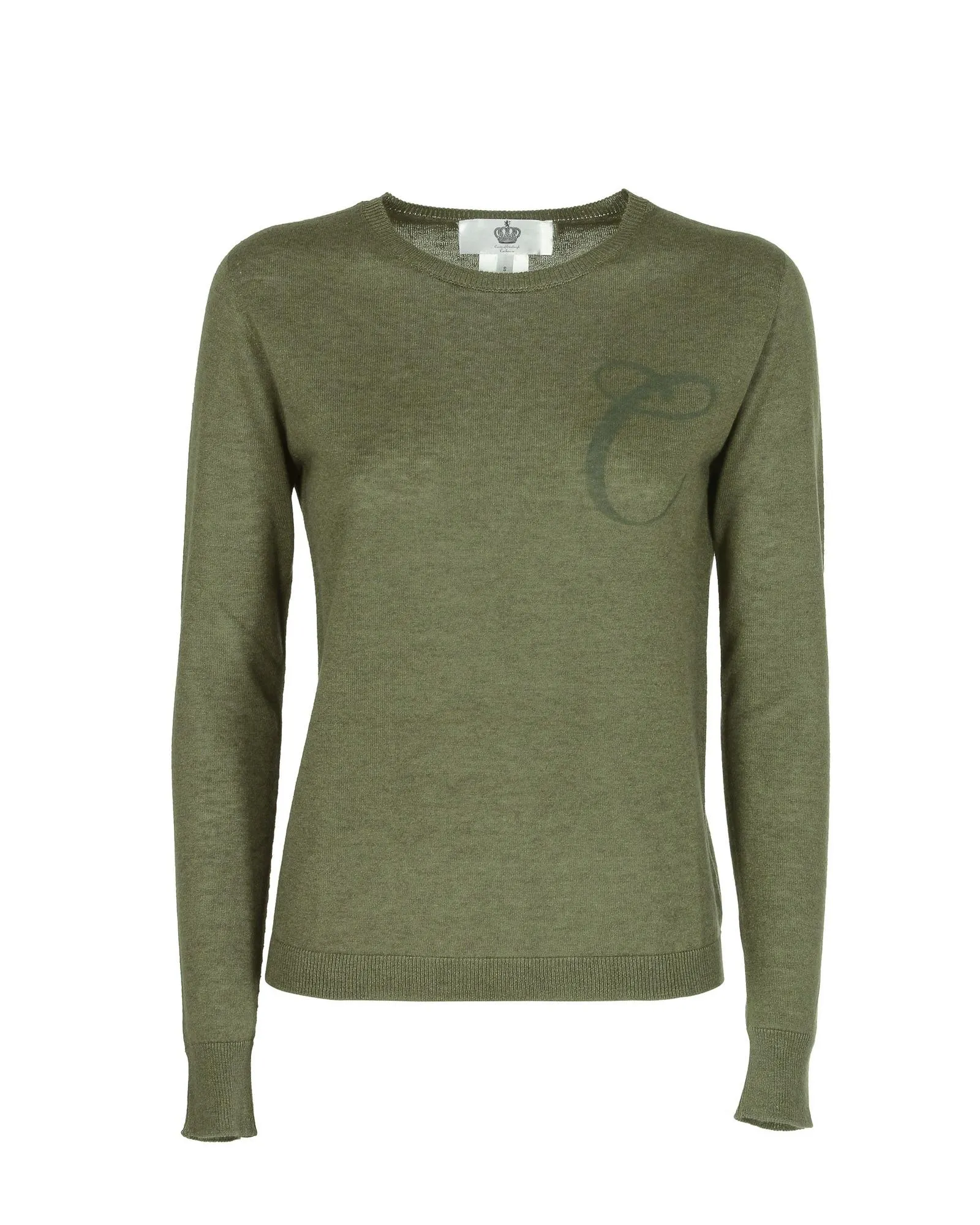 Cashmere Crew Neck Jumper Olive- Green Sweaters 1 Cashmere Crew Neck Jumper Olive- Green Sweaters
