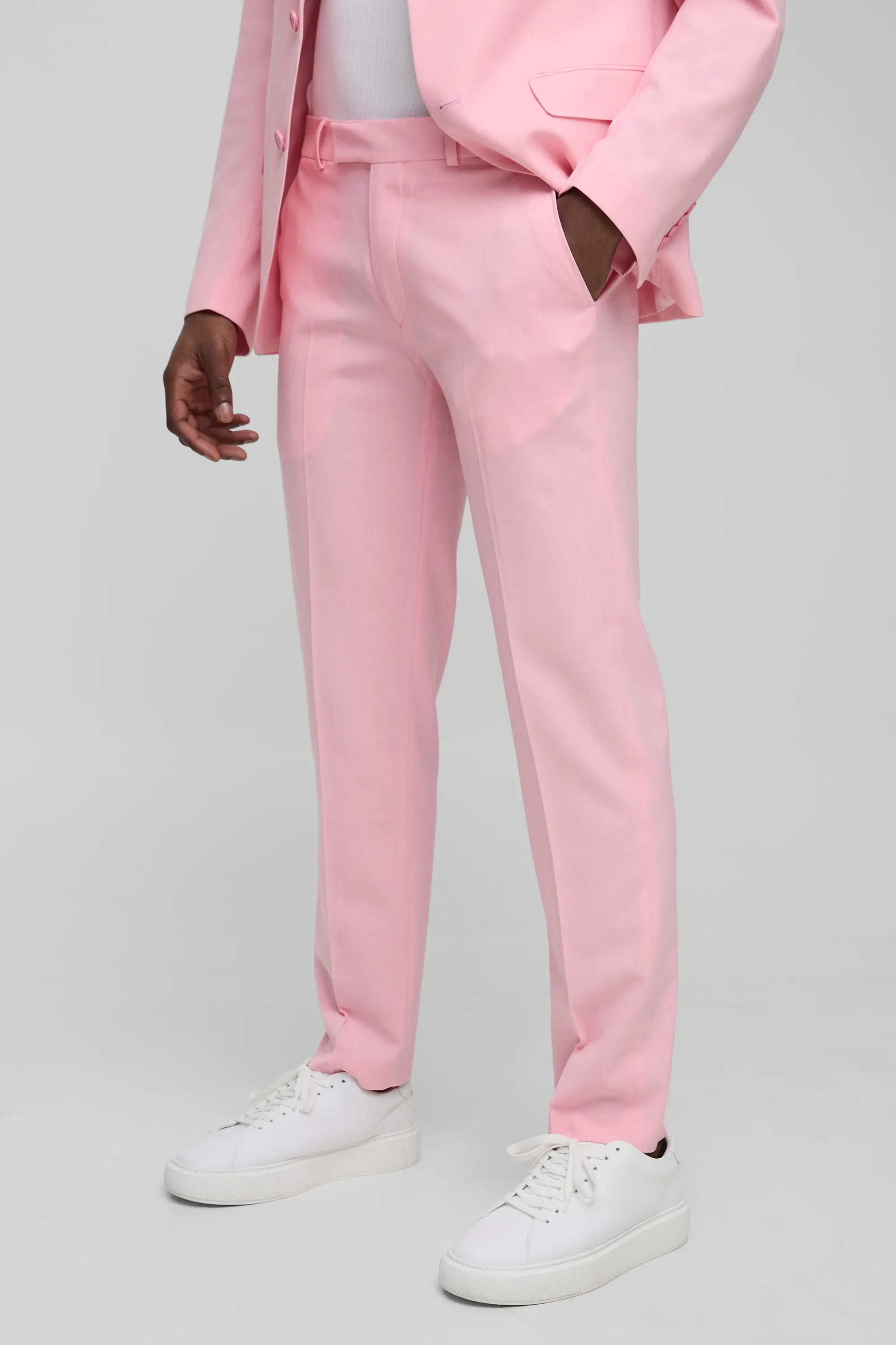 Slim Fit Fixed Waistband Suit Trouser 1 Slim Fit Fixed Waistband Suit Trouser