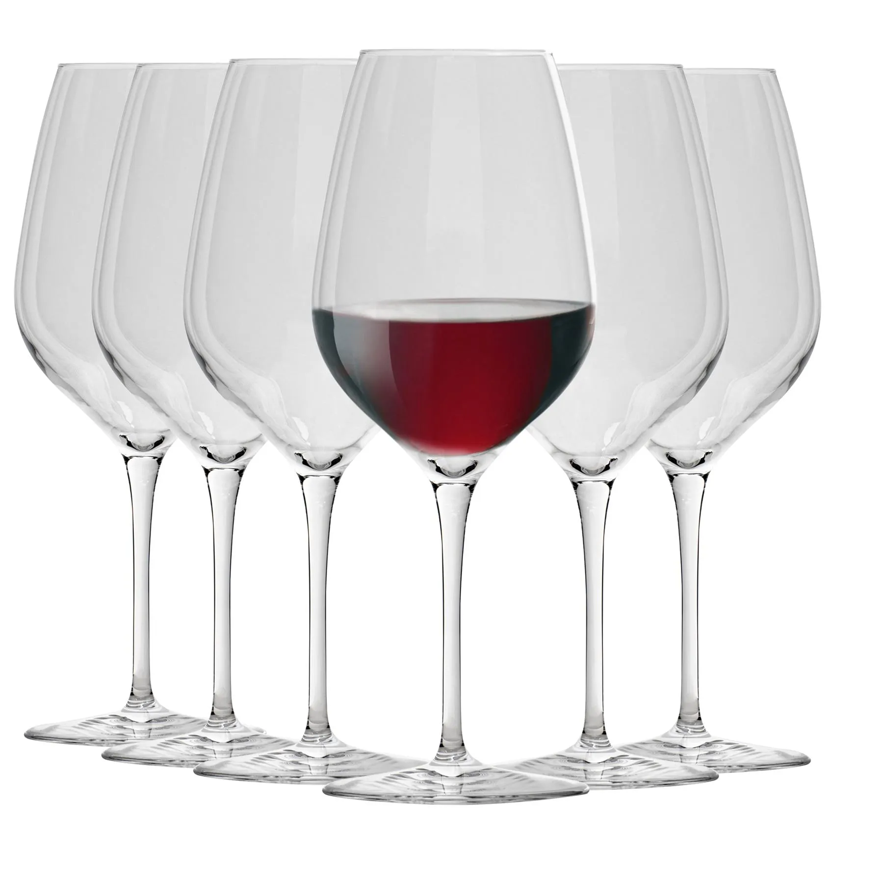 Inalto Tre Sensi Red Wine Glasses - 550ml - Pack of 6