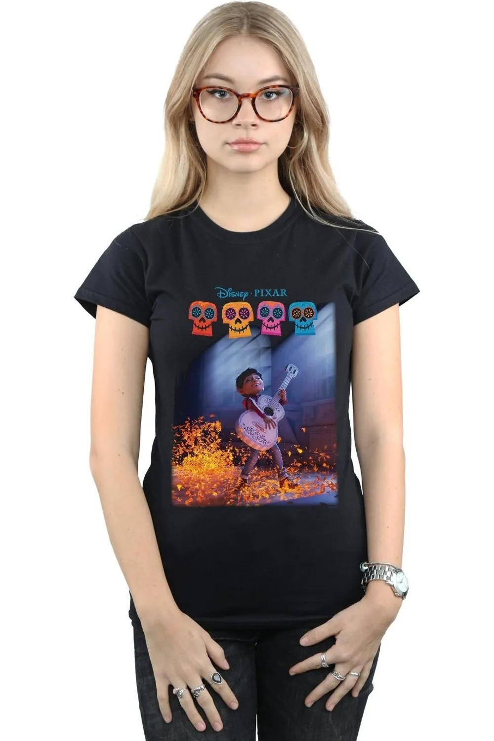 Coco Miguel Playing Guitar Cotton T-Shirt 1 Coco Miguel Playing Guitar Cotton T-Shirt