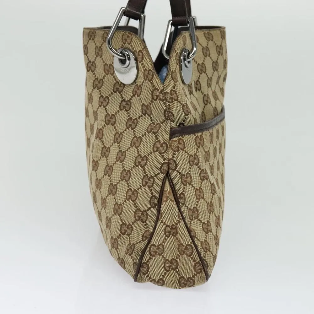 Preloved Elegant Structured Handbag with Top Handles and Secure 3 Preloved Elegant Structured Handbag with Top Handles and Secure