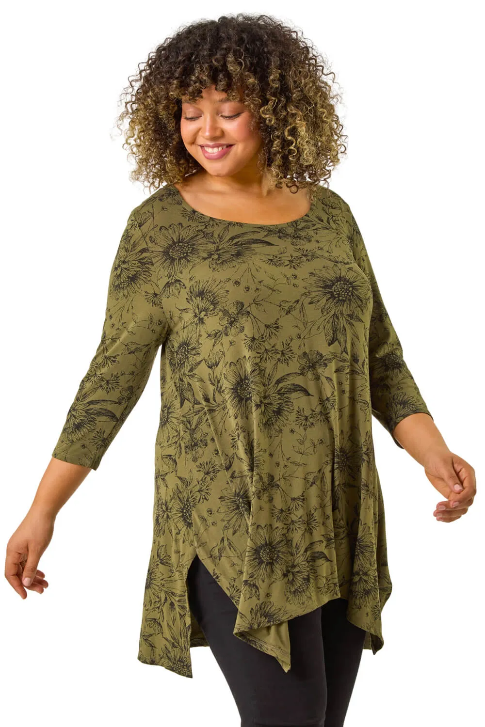 Curve Floral Bar Back Top 1 Curve Floral Bar Back Top