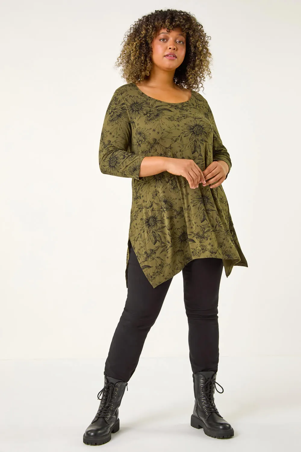Curve Floral Bar Back Top 2 Curve Floral Bar Back Top