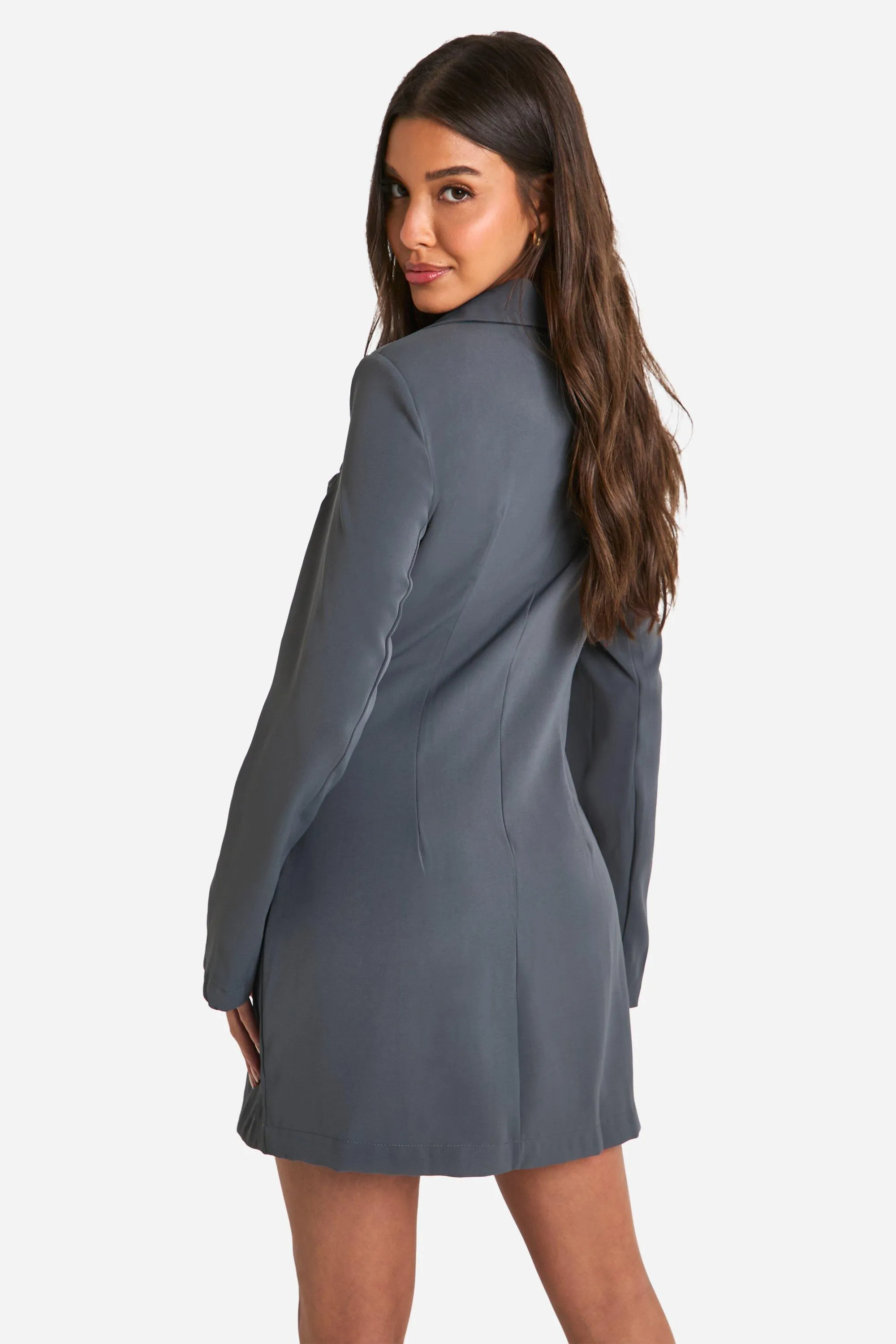 Tie Front Blazer Dress 2 Tie Front Blazer Dress