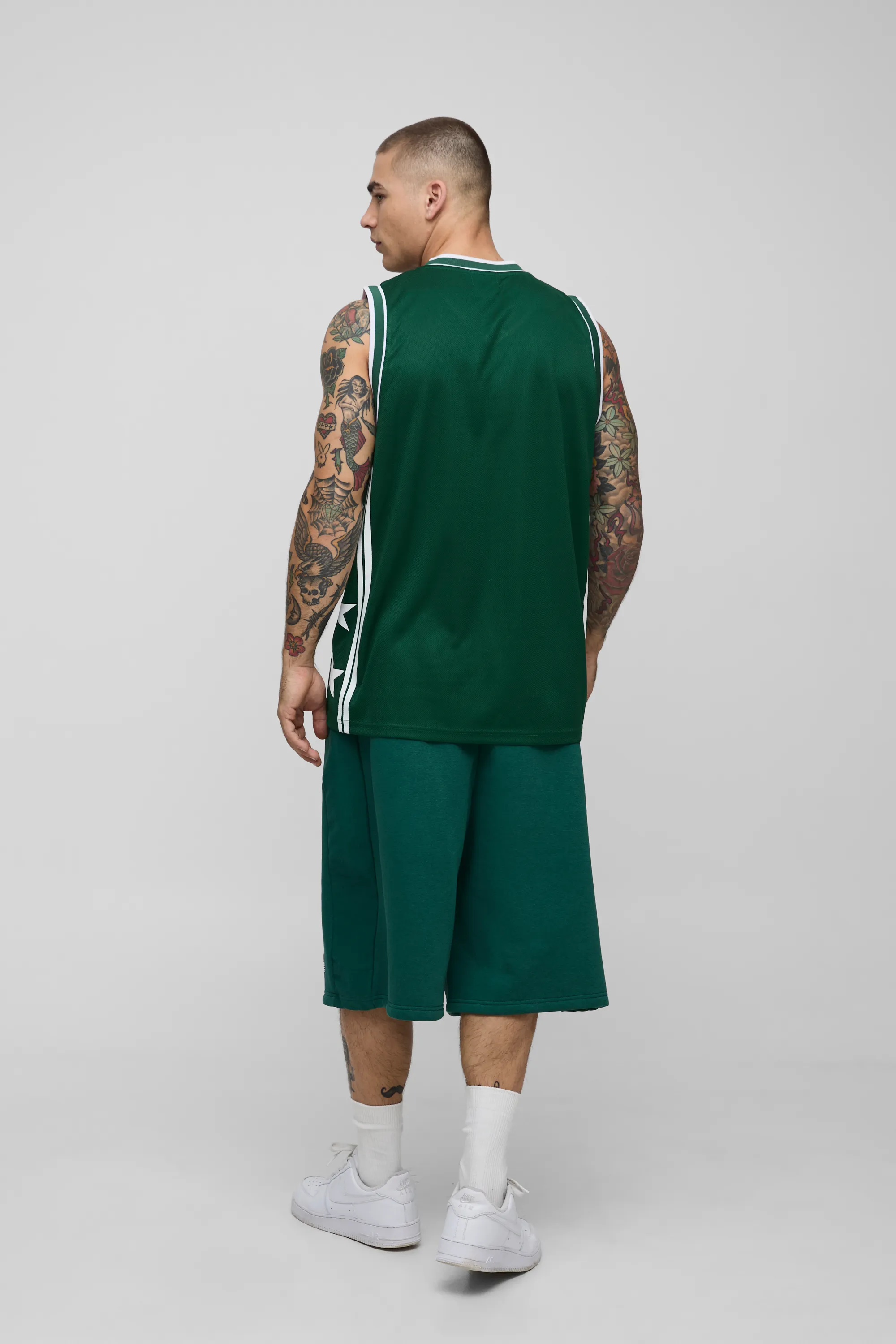 Oversized Homme V Neck Mesh Basketball Vest 2 Oversized Homme V Neck Mesh Basketball Vest