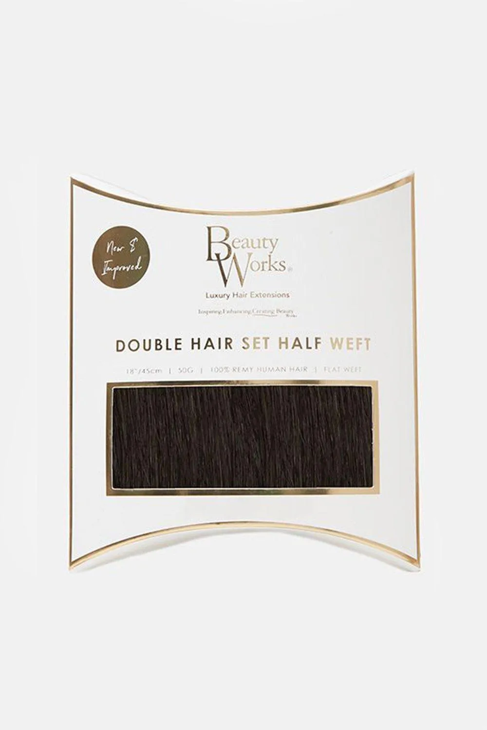 18 Double Hair Set Weft Clip-In Extensions