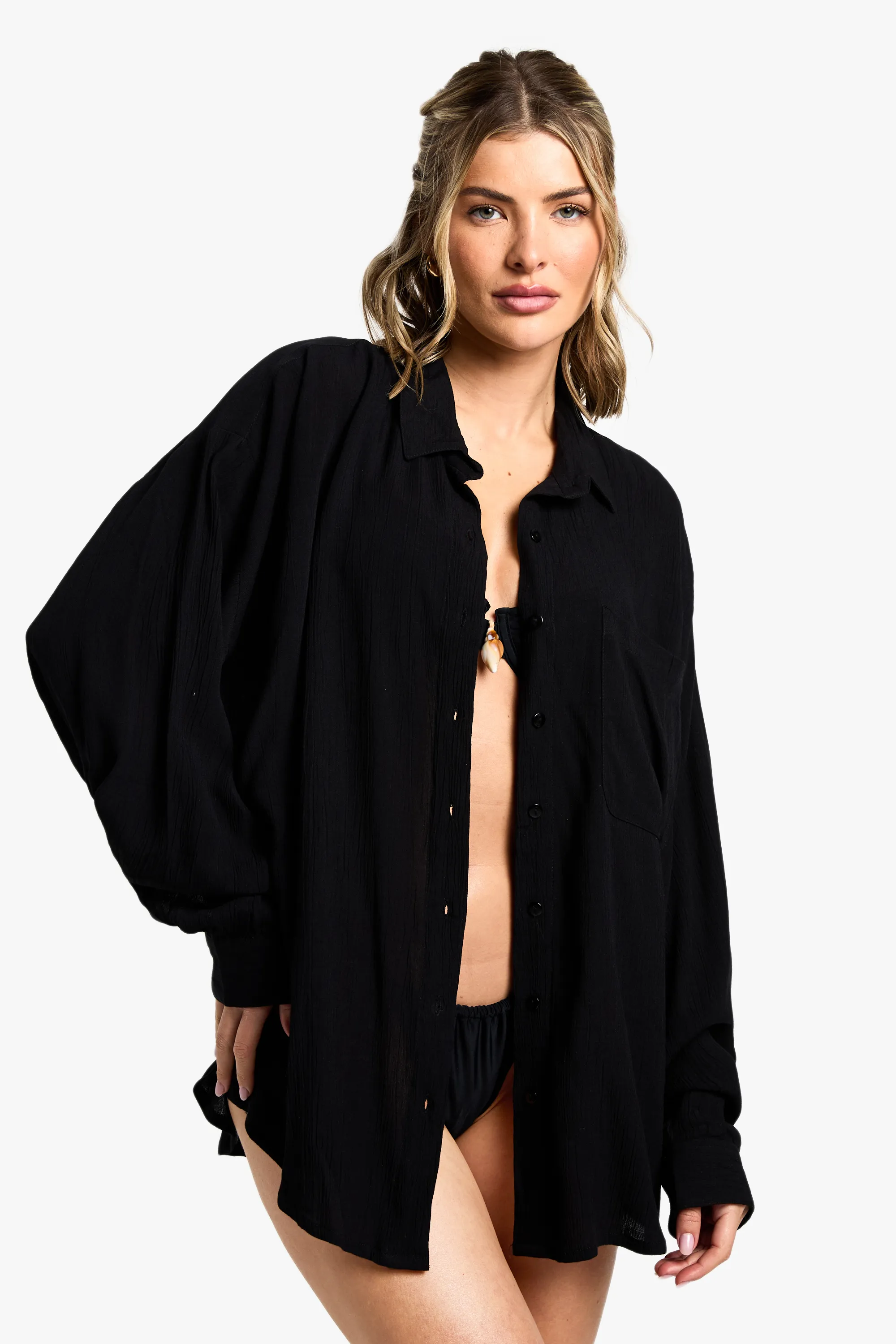 Beachwear Essentials Oversized Shirt