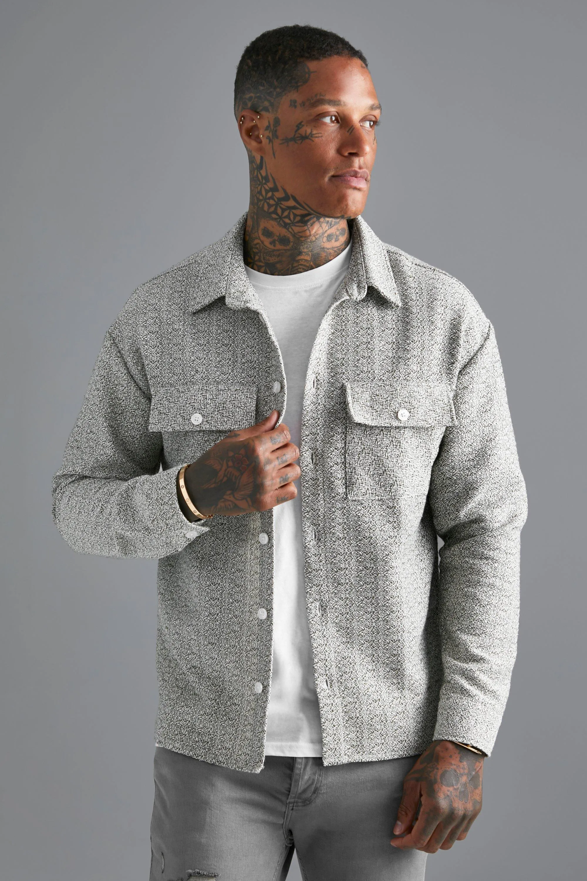 Boucle Heavyweight Overshirt