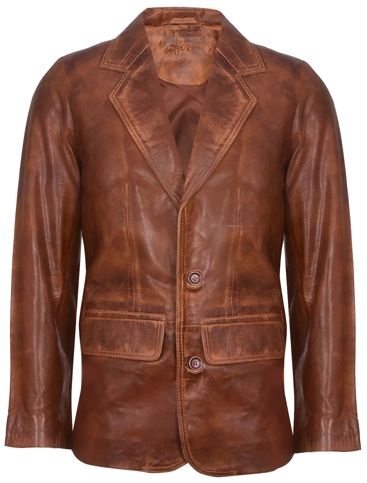 Leather Blazer Jacket-Santiago