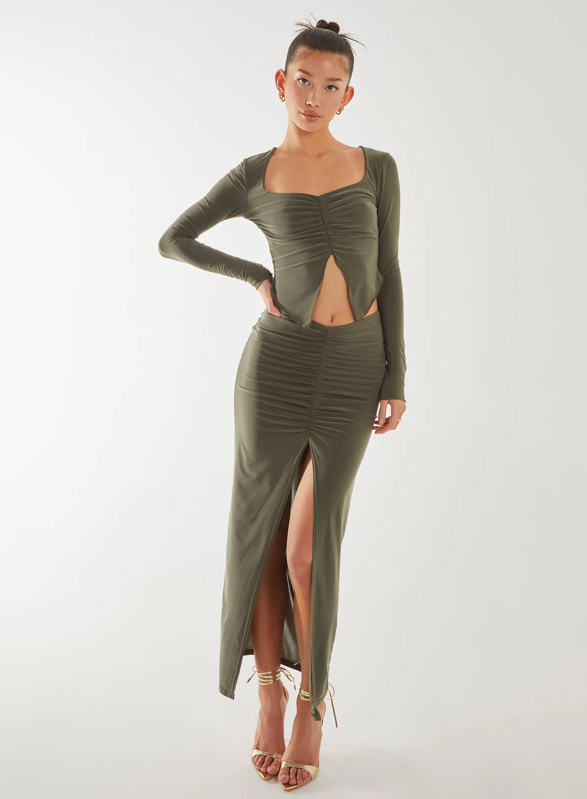 Slinky Ruched Butterfly Top 2 Slinky Ruched Butterfly Top