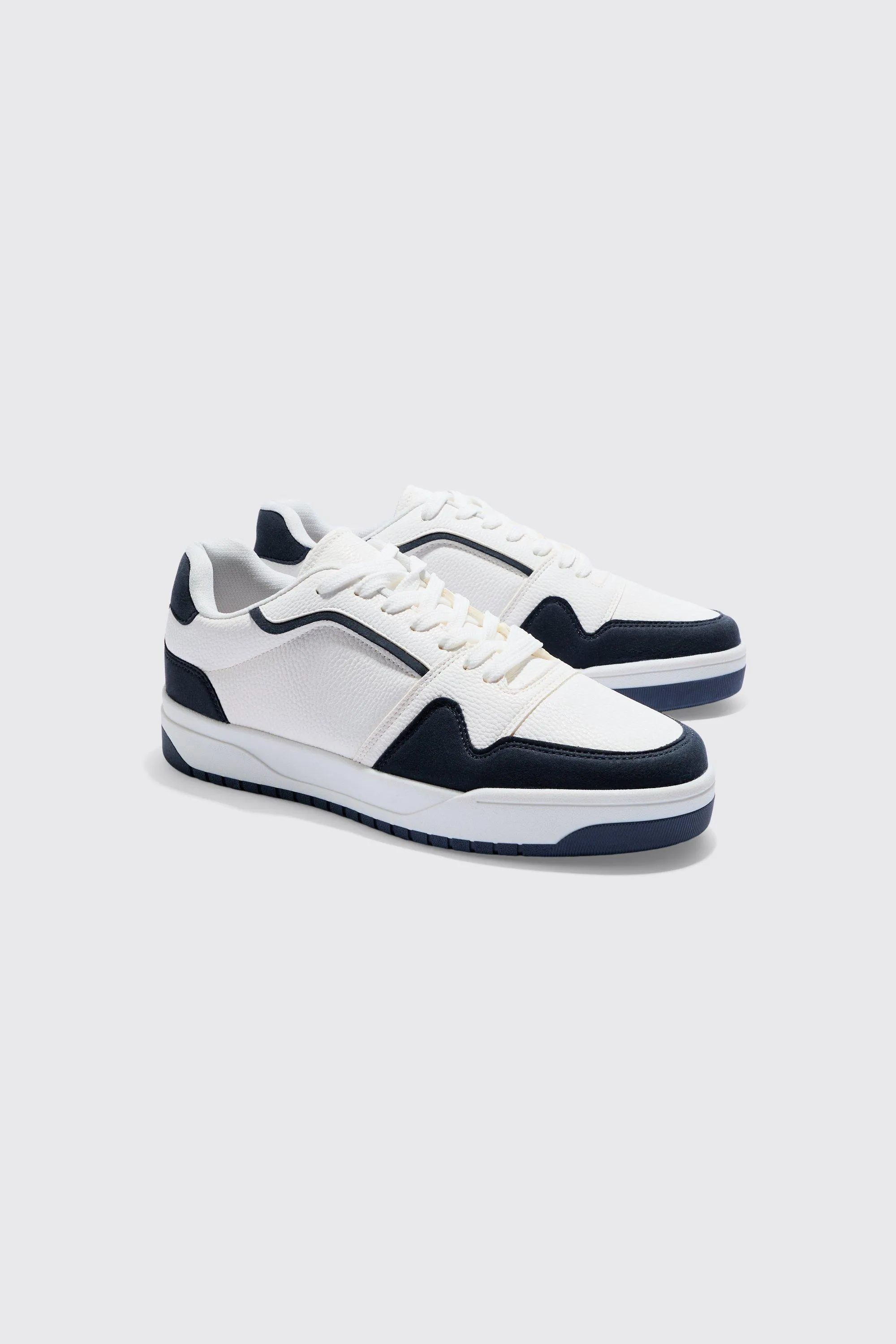 Chunky Sole Contrast Panel Trainers