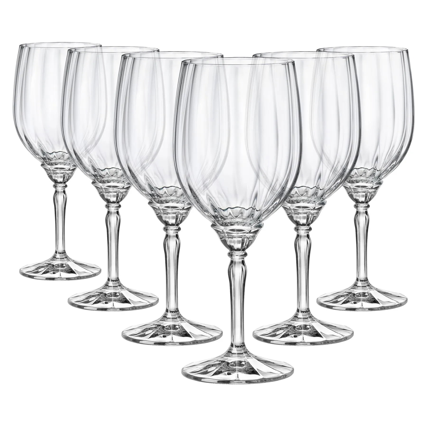 Florian Red Wine Glasses - 535ml - Pack of 6