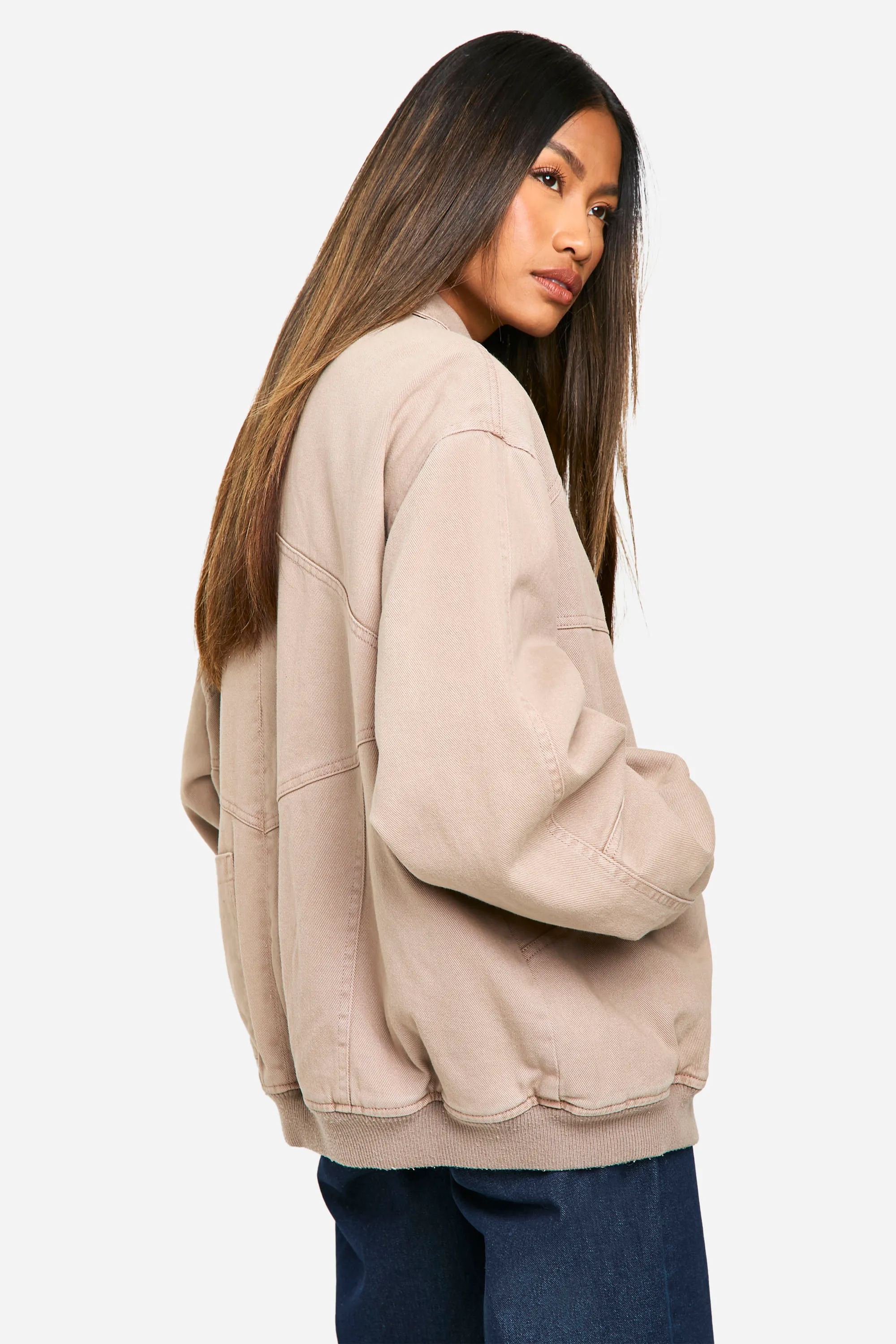 Oversized Bomber Jacket 2 Oversized Bomber Jacket