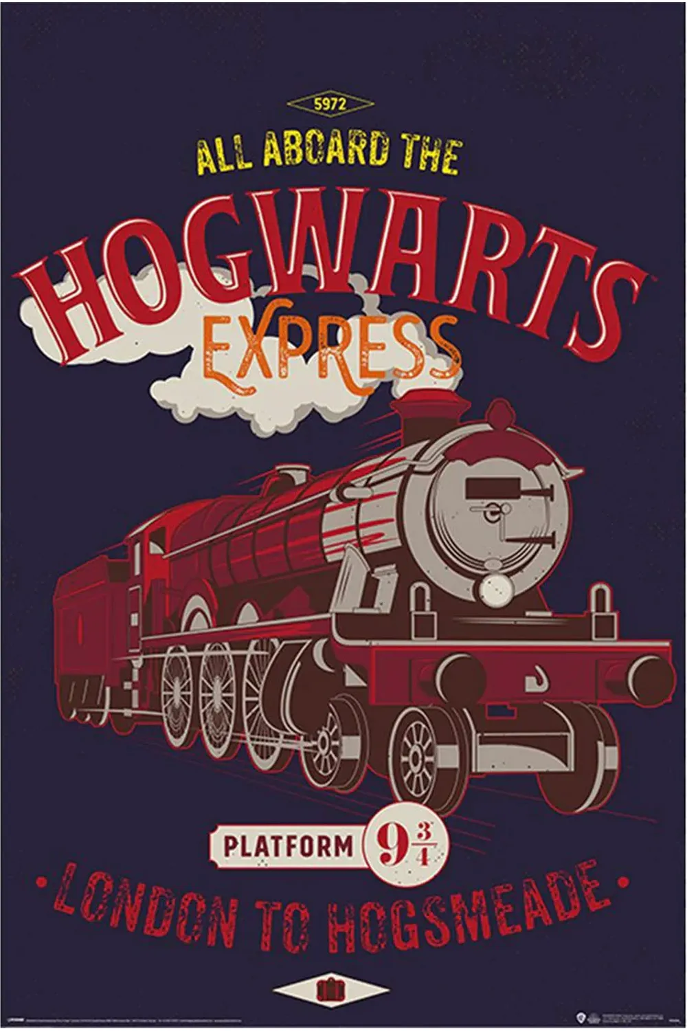 Magical Motors Hogwarts Express Poster
