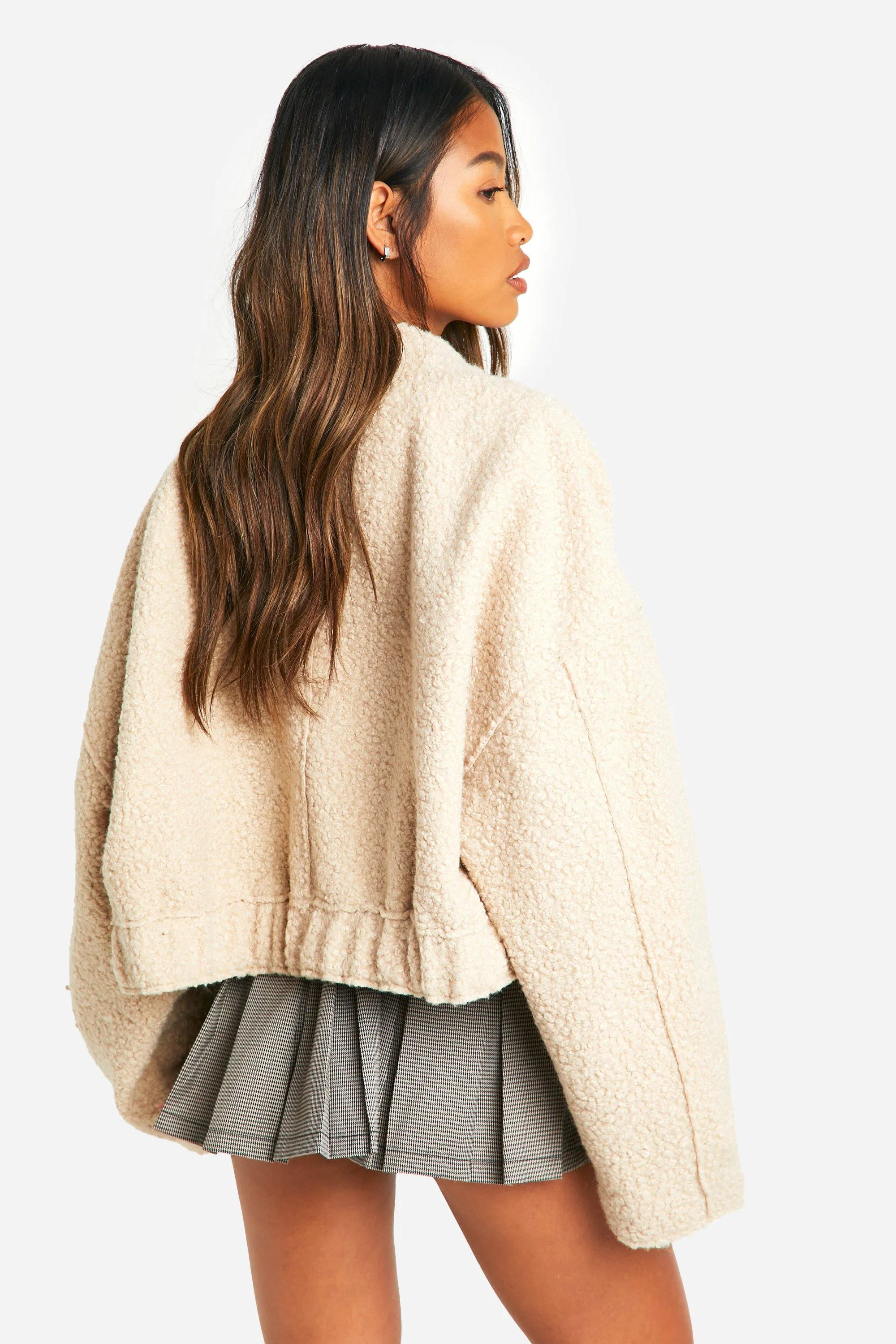 Boucle Bomber Jacket 2 Boucle Bomber Jacket