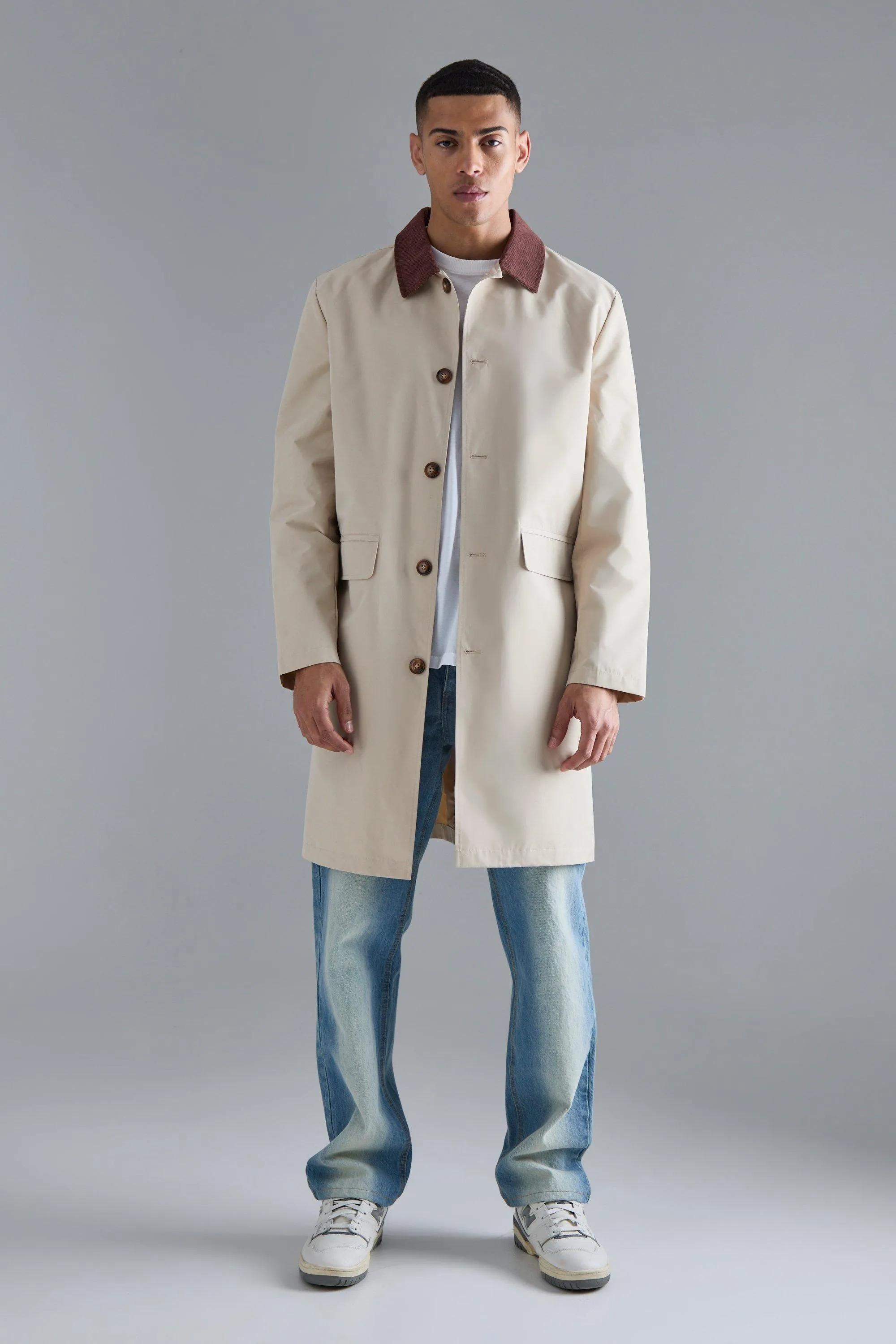 Cord Collar Button Through Mac 1 Cord Collar Button Through Mac