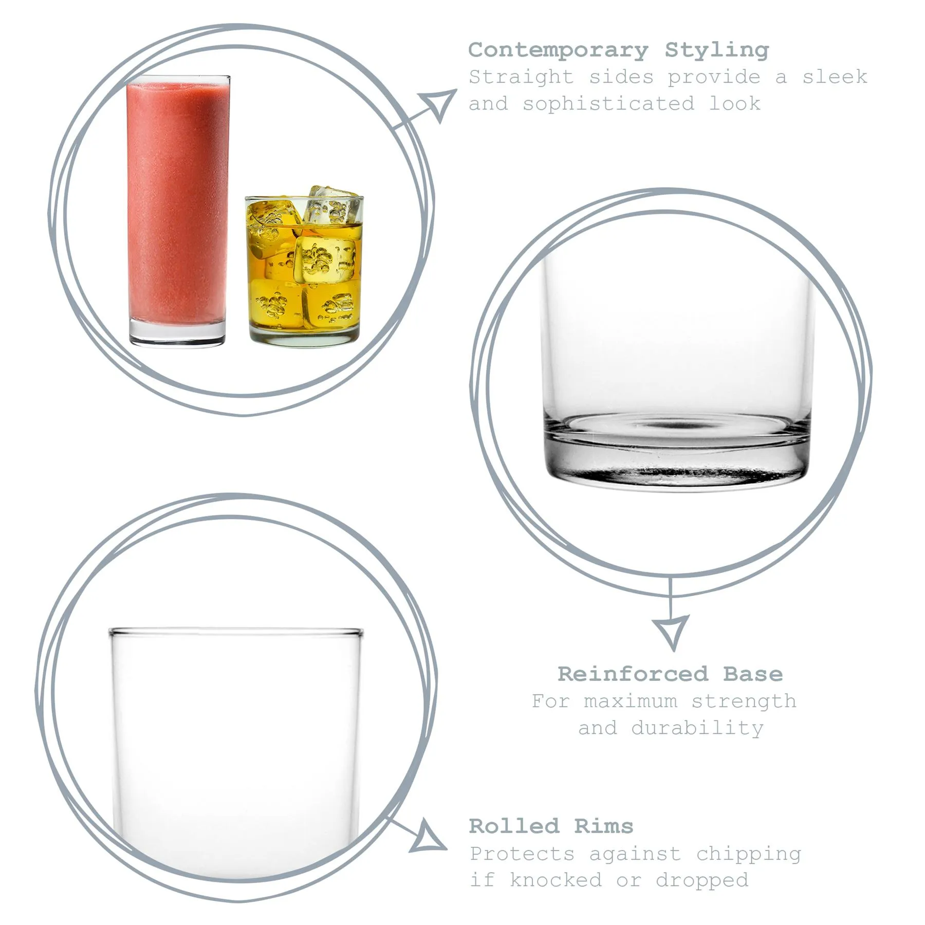 Classic Glassware 12 Piece Set 2 Classic Glassware 12 Piece Set