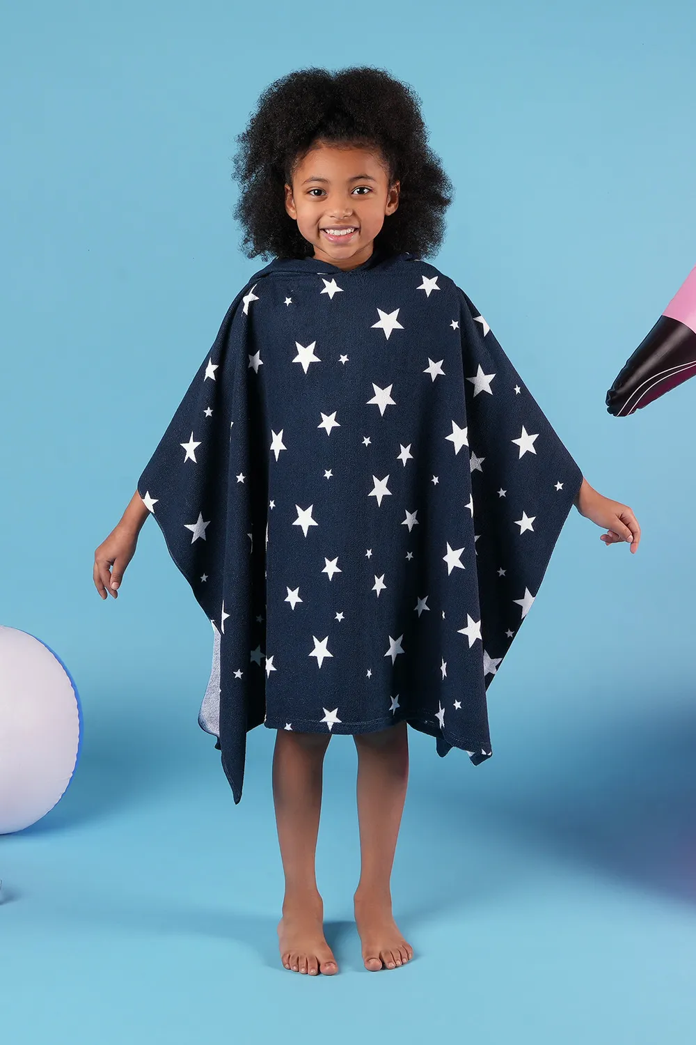 Star Kids Poncho Hooded Towel Childrens 1 Star Kids Poncho Hooded Towel Childrens