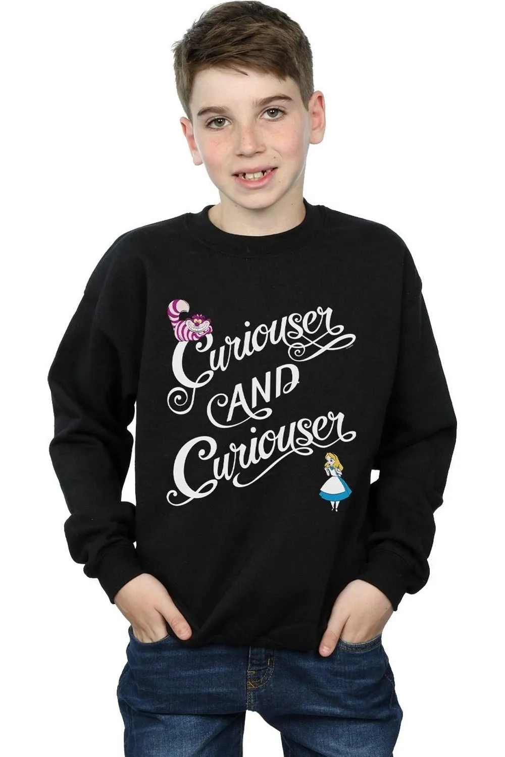 Alice In Wonderland Curiouser Sweatshirt 1 Alice In Wonderland Curiouser Sweatshirt