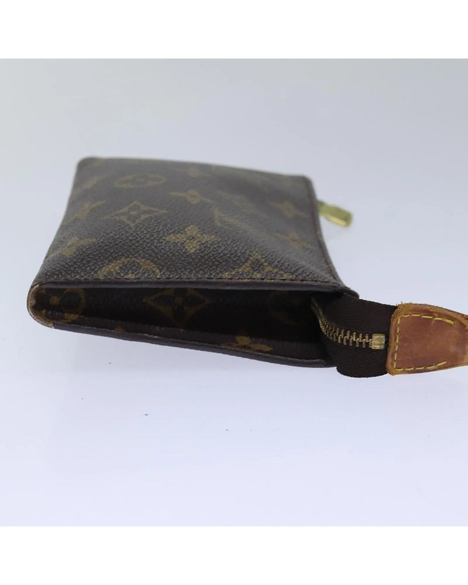 Preloved Monogram Canvas Pochette Cosmetic CasePouches 5 Preloved Monogram Canvas Pochette Cosmetic CasePouches
