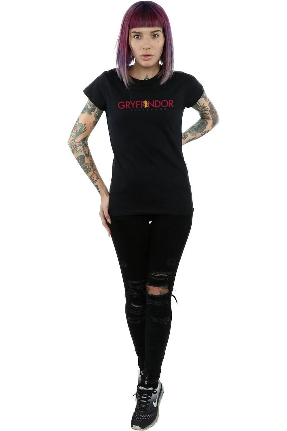 Gryffindor Text Cotton T-Shirt 4 Gryffindor Text Cotton T-Shirt