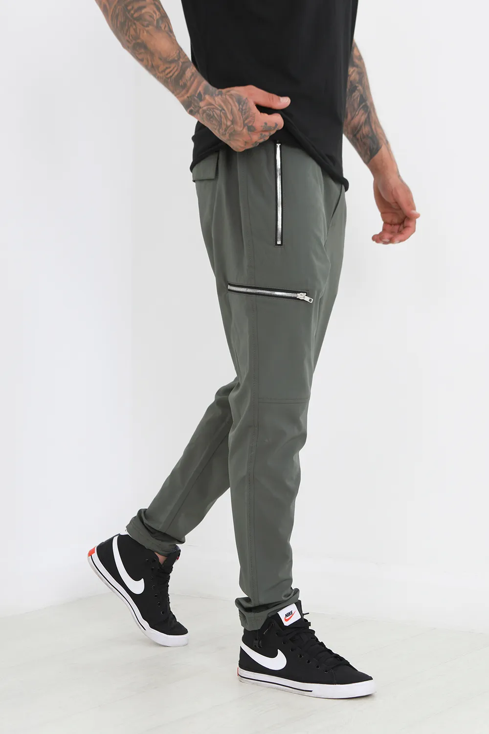Elasticated Waist Utility Trousers 1 Elasticated Waist Utility Trousers