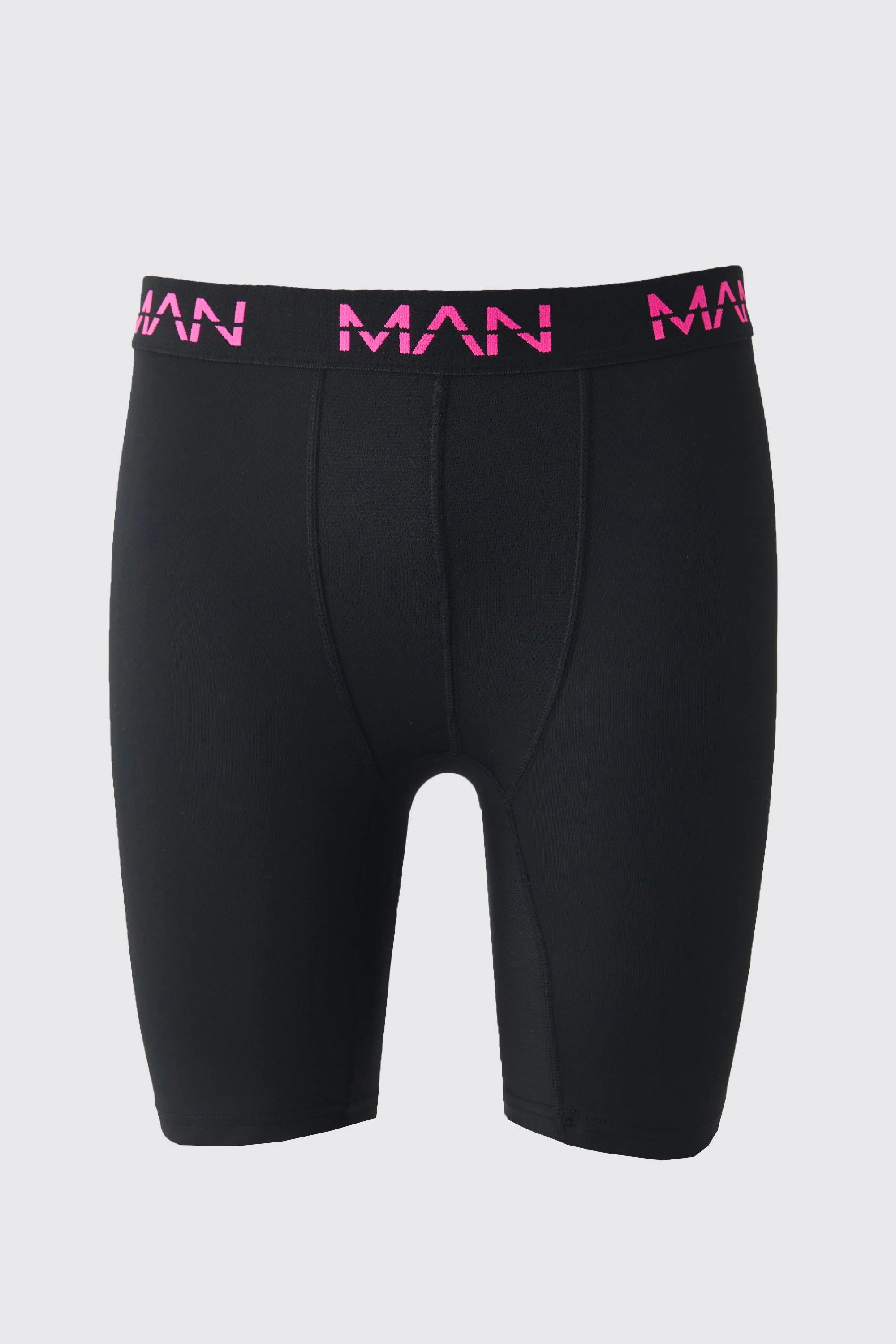 Man Active Performance 7inch Long 3 Pack Boxer Neon Logo 3 Man Active Performance 7inch Long 3 Pack Boxer Neon Logo