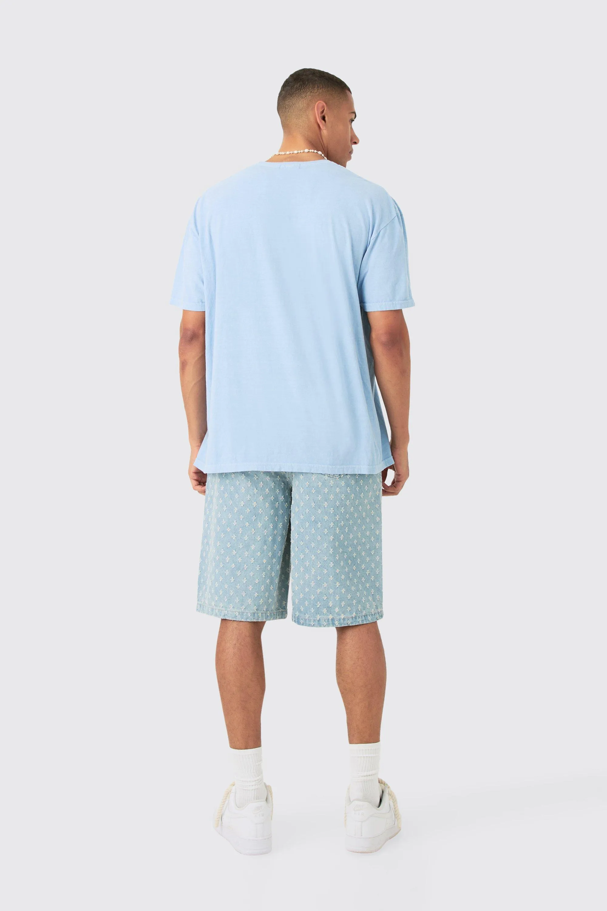Oversized Painted Floral Print T-shirt 2 Oversized Painted Floral Print T-shirt