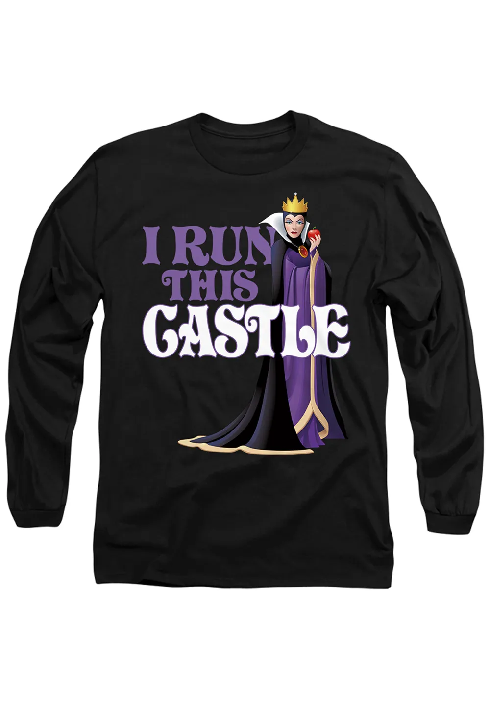 Mother's Day The Queen Castle T-Shirt, Black