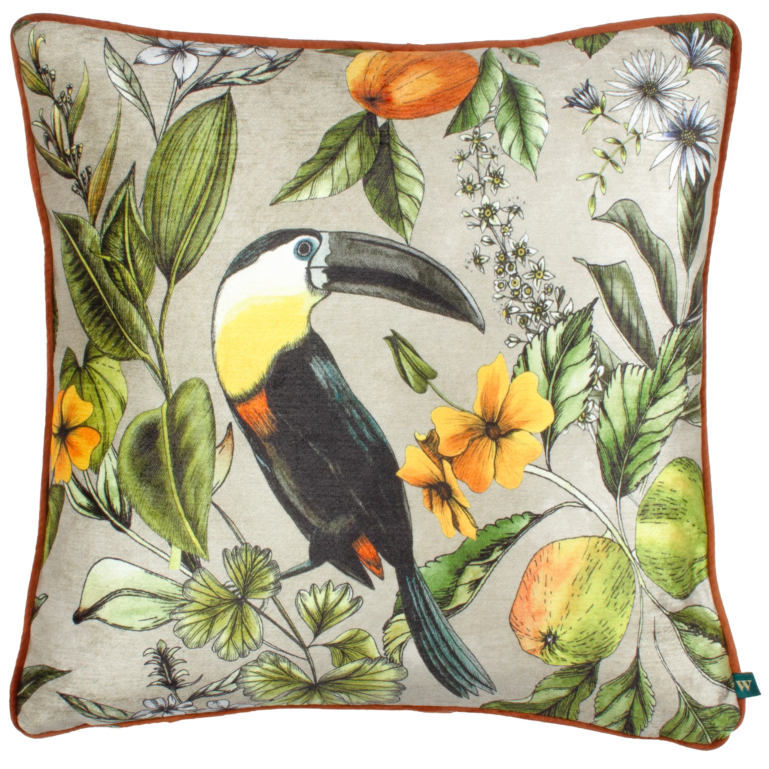 Leilani Toco Tropical Polyester Filled Cushion 1 Leilani Toco Tropical Polyester Filled Cushion