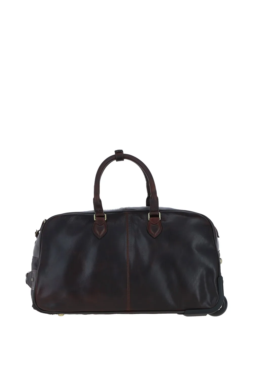 Luxurious Leather Wheeled Duffle Bag 3 Luxurious Leather Wheeled Duffle Bag