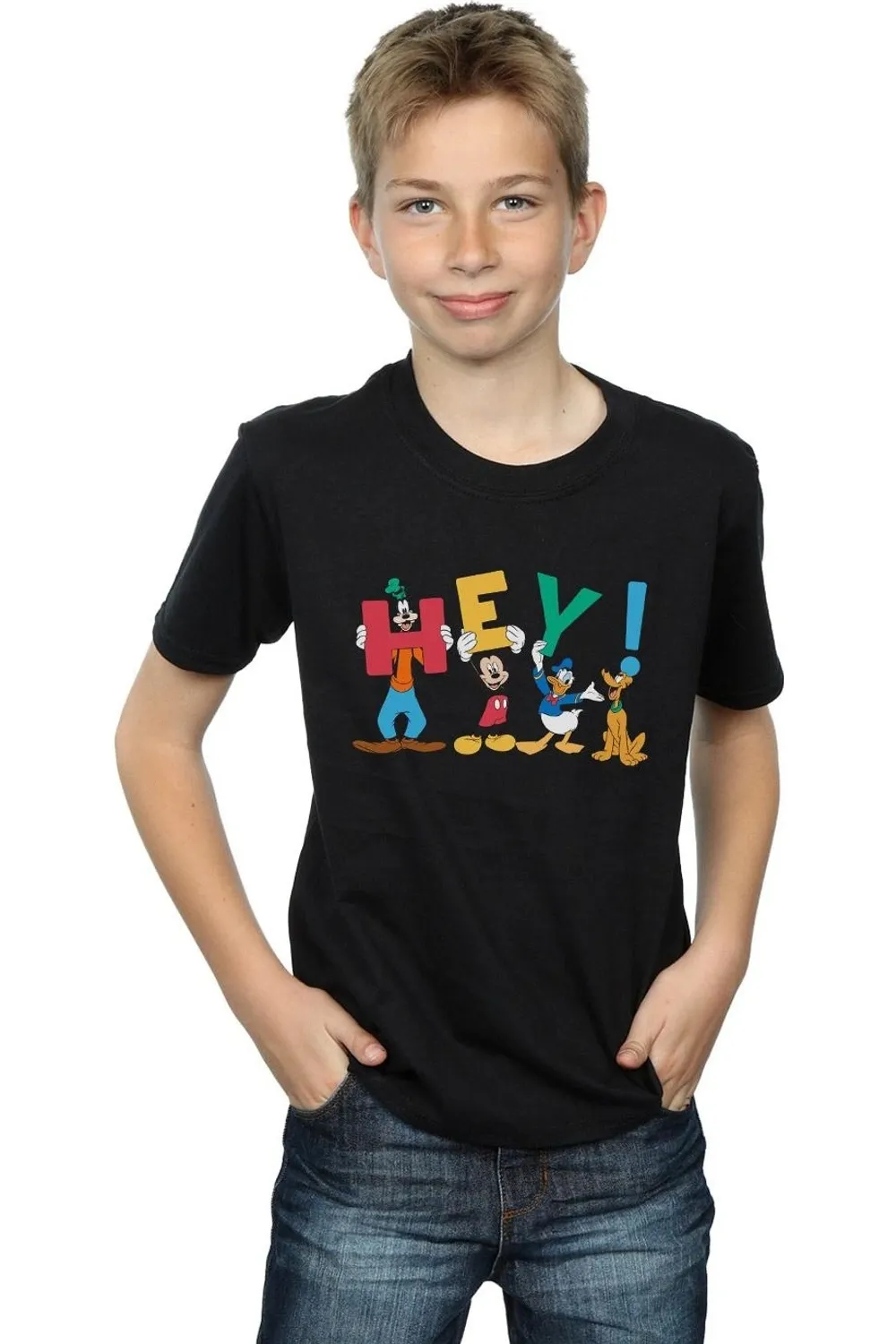 Mickey Mouse Friends Hey T-Shirt 1 Mickey Mouse Friends Hey T-Shirt
