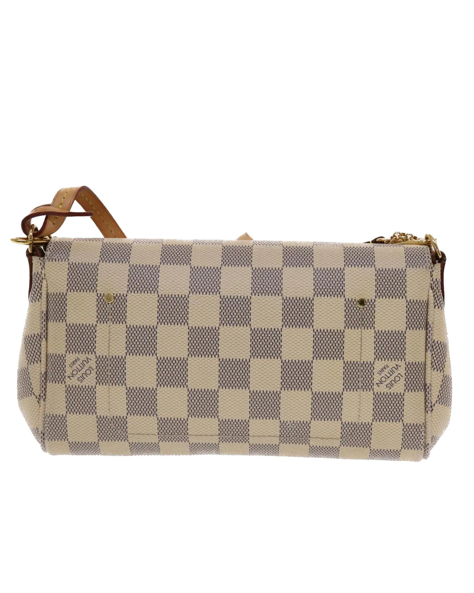 Preloved Pochette Damier Azur CanvasShoulder Bags 2 Preloved Pochette Damier Azur CanvasShoulder Bags