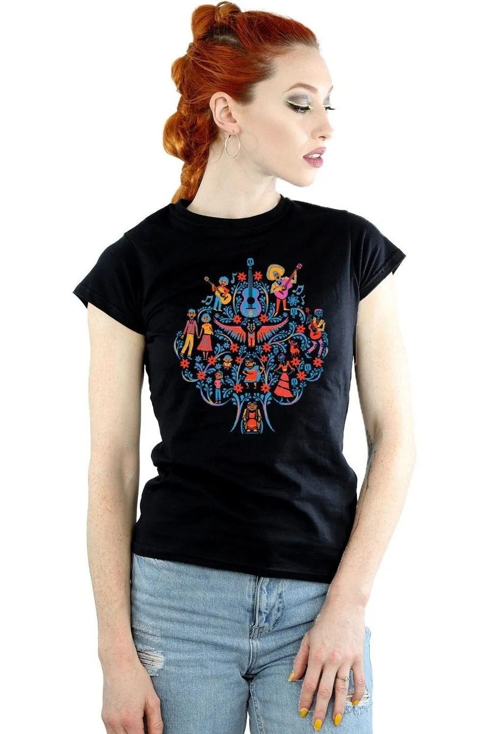 Coco Tree Pattern Cotton T-Shirt 1 Coco Tree Pattern Cotton T-Shirt