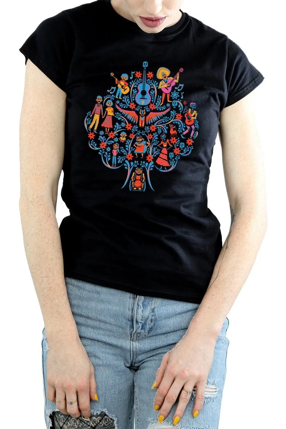 Coco Tree Pattern Cotton T-Shirt 3 Coco Tree Pattern Cotton T-Shirt