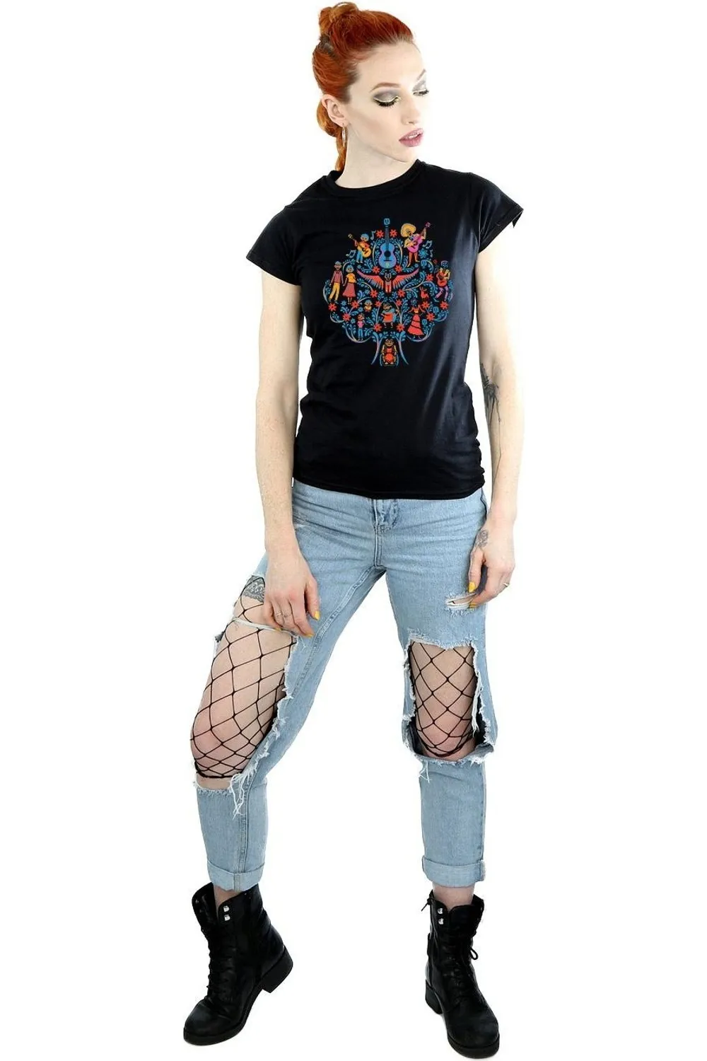 Coco Tree Pattern Cotton T-Shirt 4 Coco Tree Pattern Cotton T-Shirt