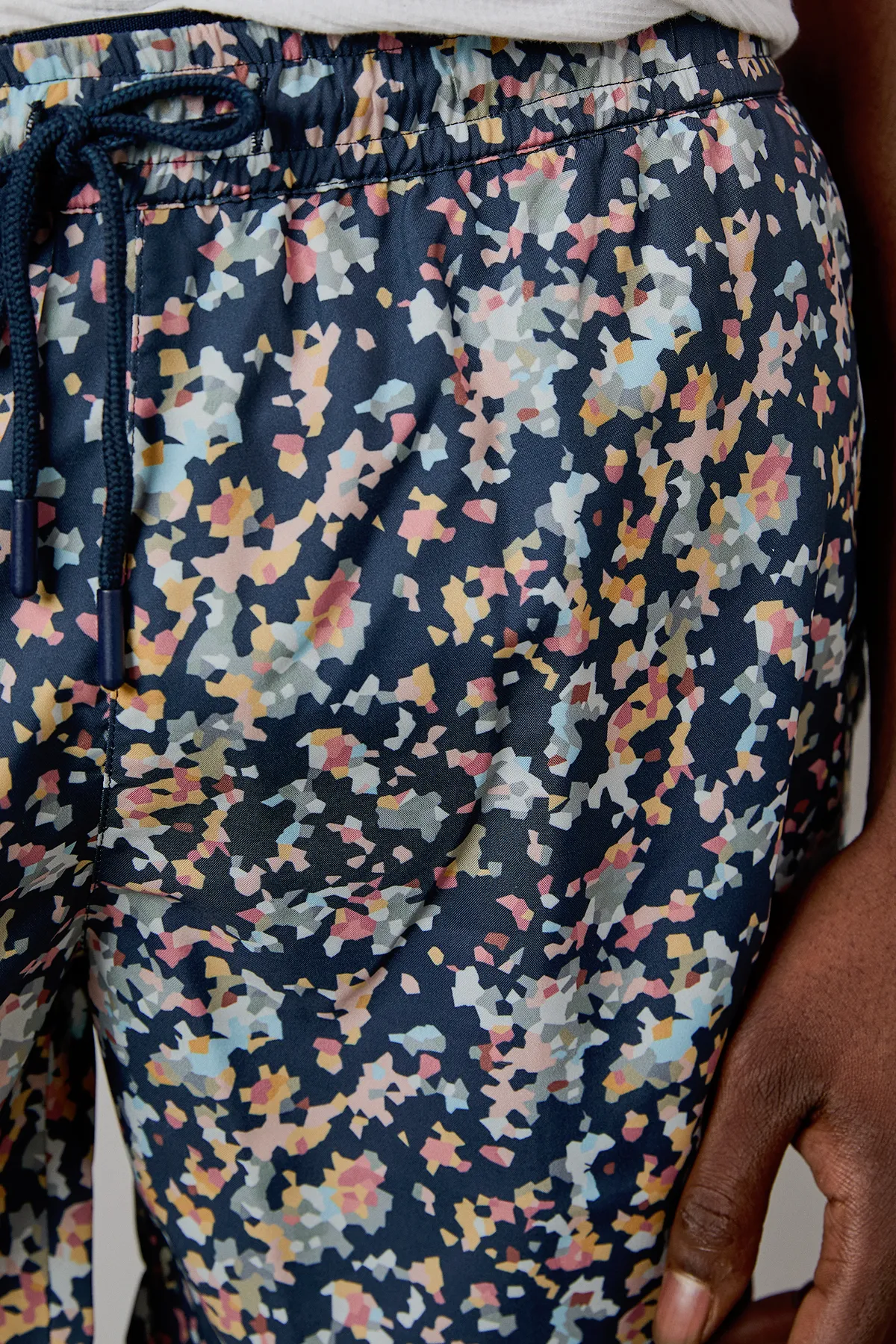 Navy Sunset Camo Print Swim Shorts 5 Navy Sunset Camo Print Swim Shorts